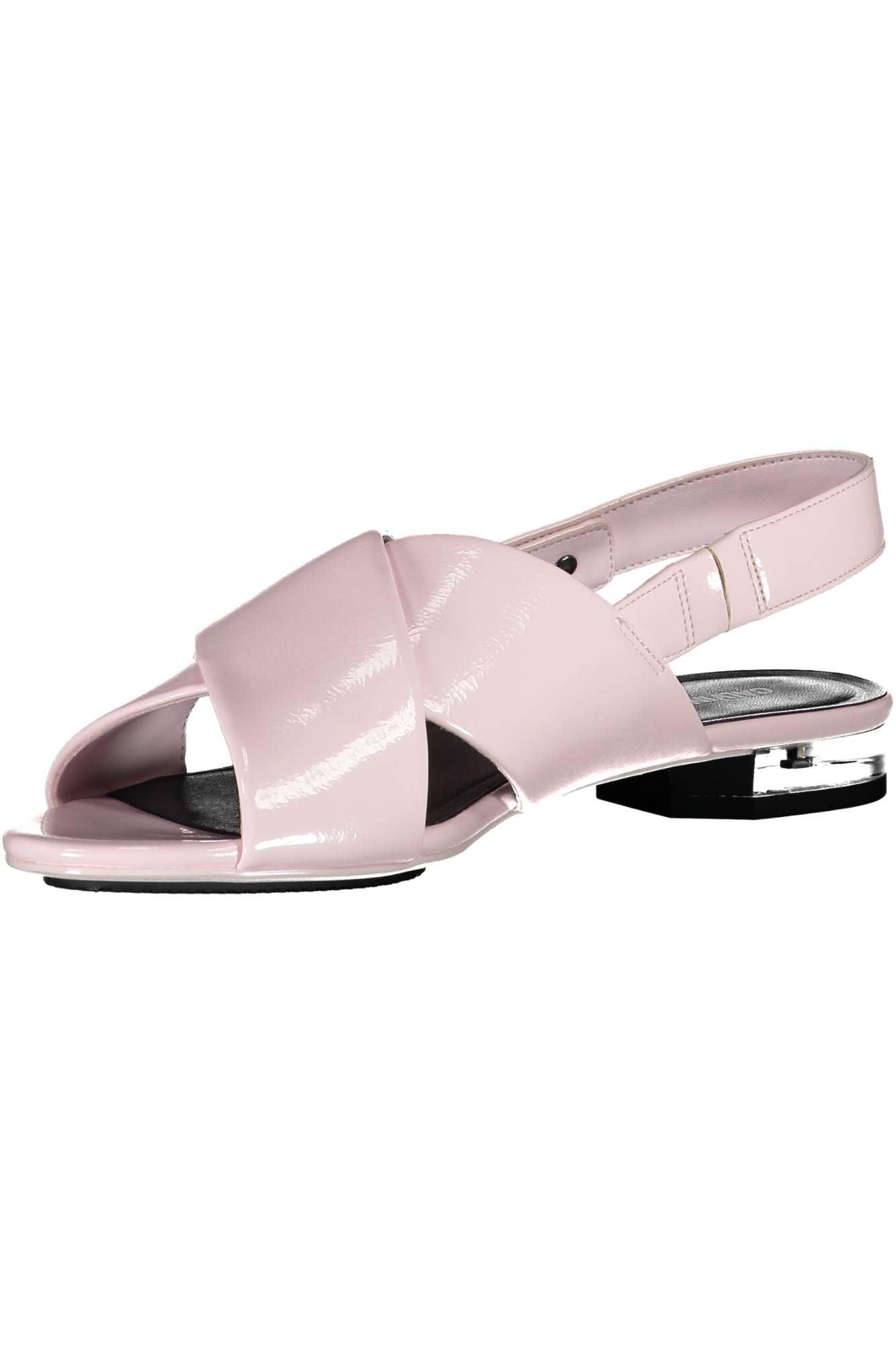 Calvin Klein Pink Polyethylene Women Sandal - Arichezz.store