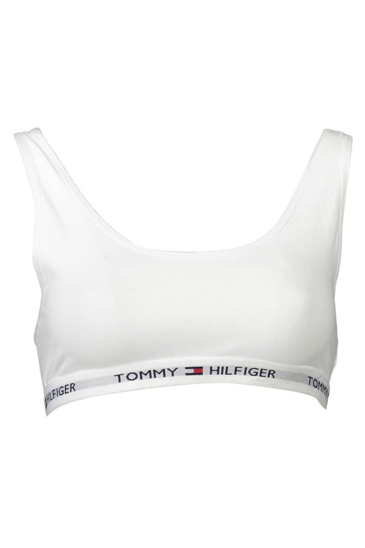 Tommy Hilfiger White Cotton Women Sports Bra - Arichezz.store