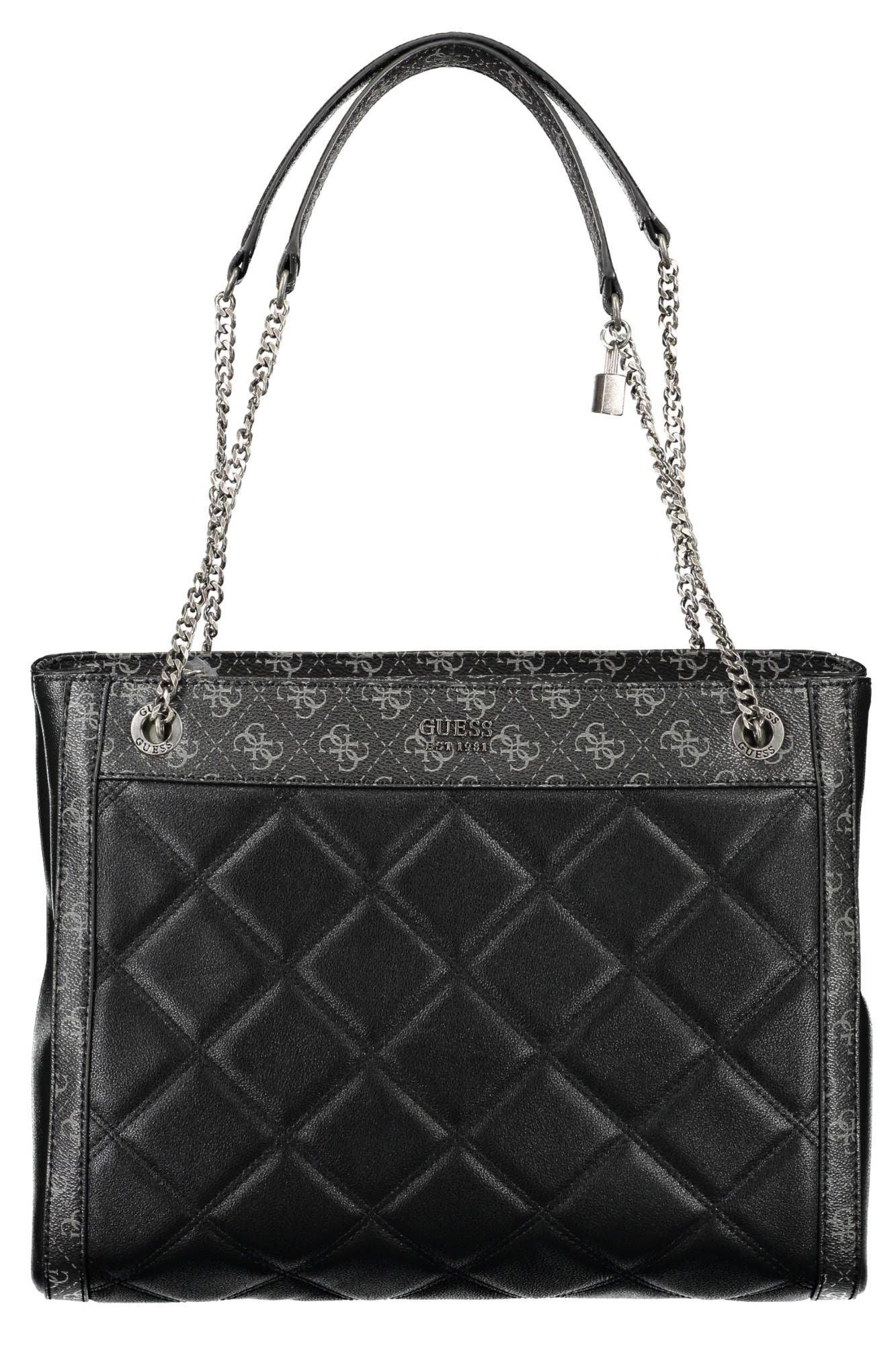 Guess Jeans Black Polyethylene Women Handbag - Arichezz.store