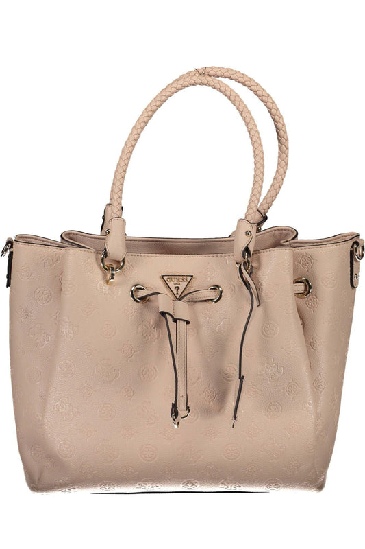 Guess Jeans Pink Polyethylene Women Handbag - Arichezz.store