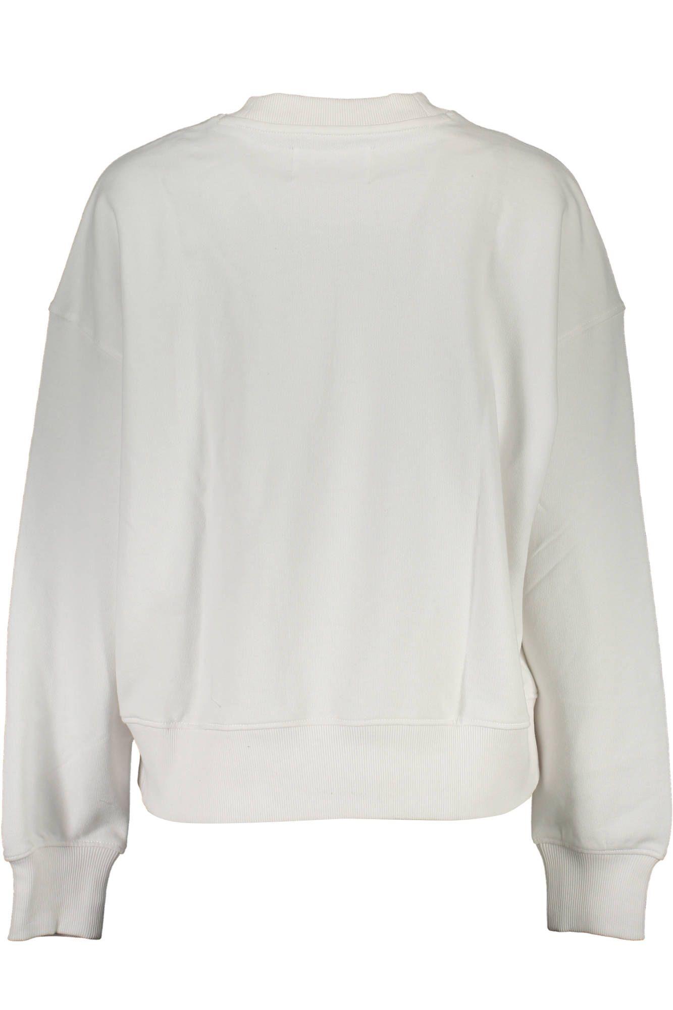 Calvin Klein White Cotton Women Sweater - Arichezz.store