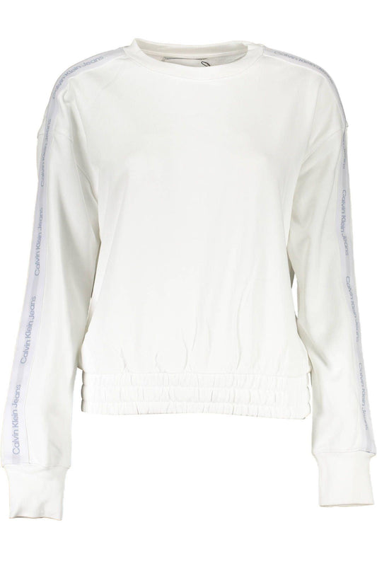 Calvin Klein White Cotton Women Sweater - Arichezz.store