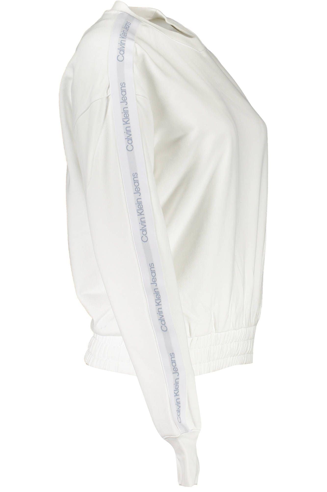 Calvin Klein White Cotton Women Sweater - Arichezz.store