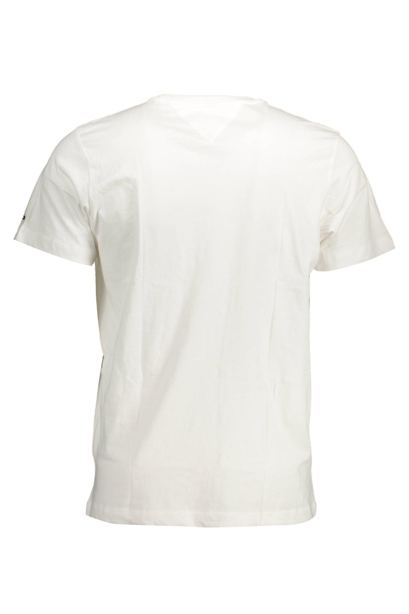 Tommy Hilfiger White Cotton Men T-Shirt - Arichezz.store