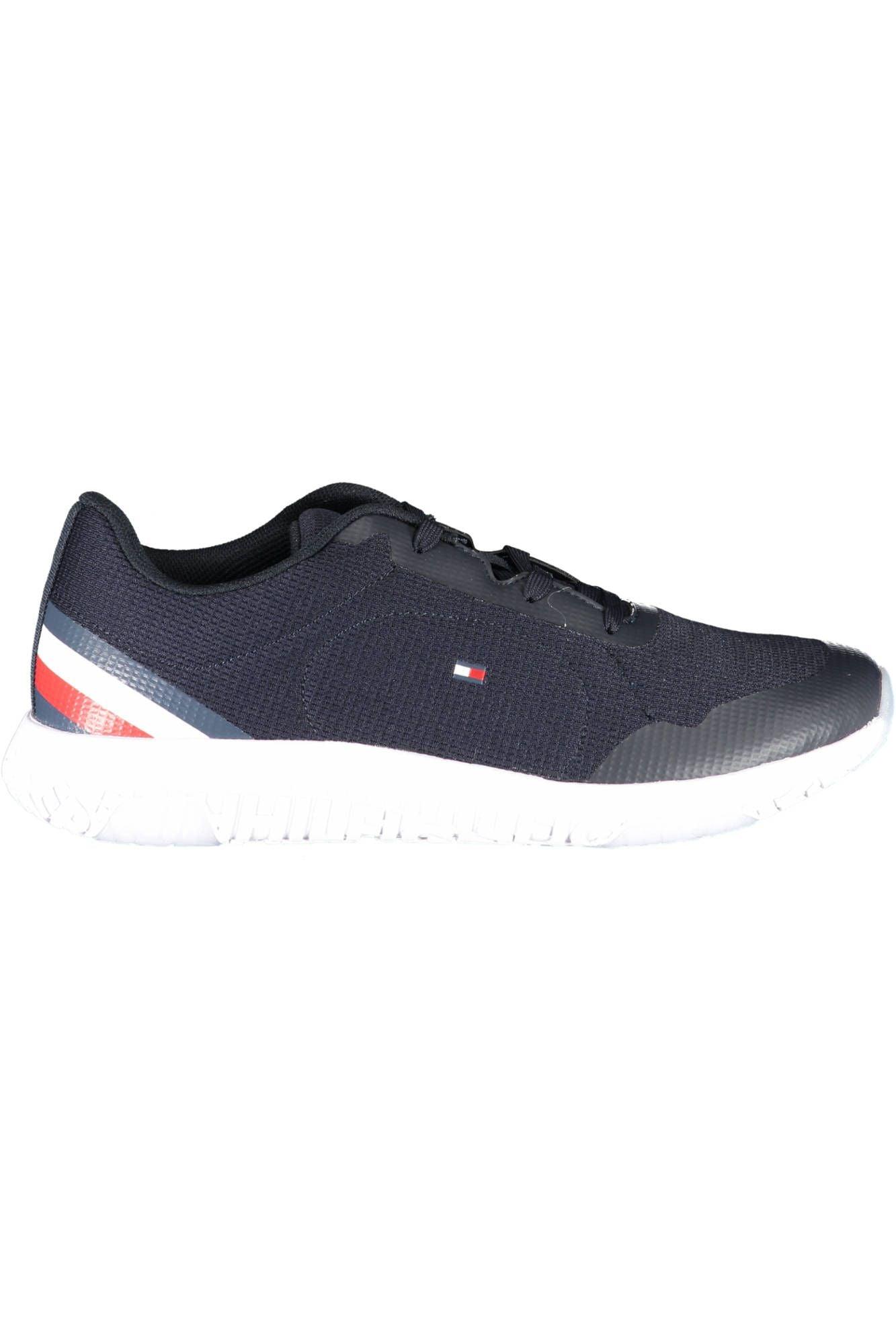 Tommy Hilfiger Blue Polyester Men’s Sneakers - Arichezz.store