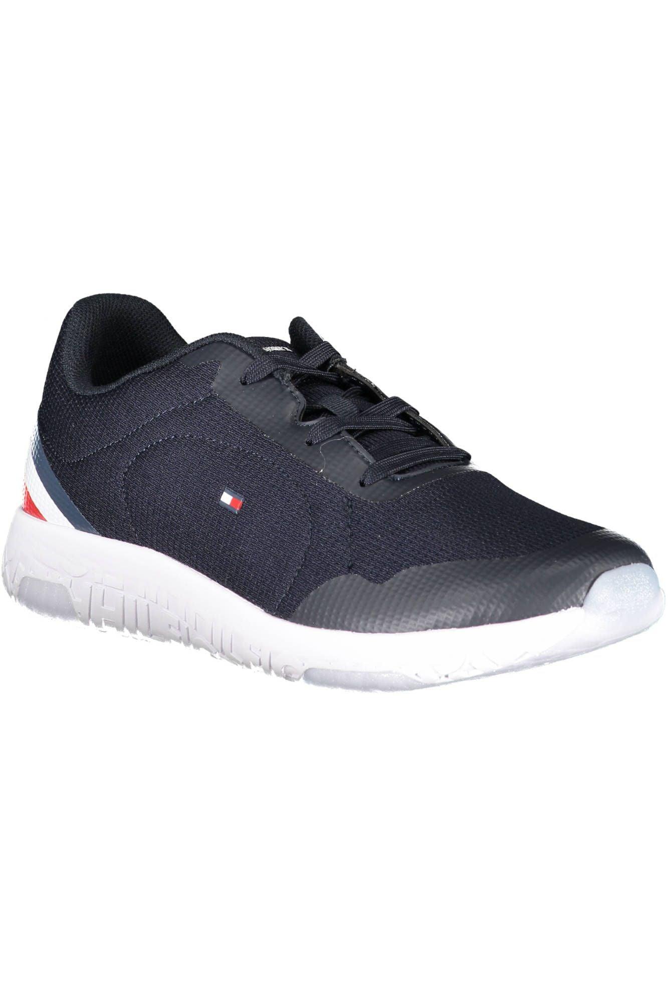 Tommy Hilfiger Blue Polyester Men’s Sneakers - Arichezz.store