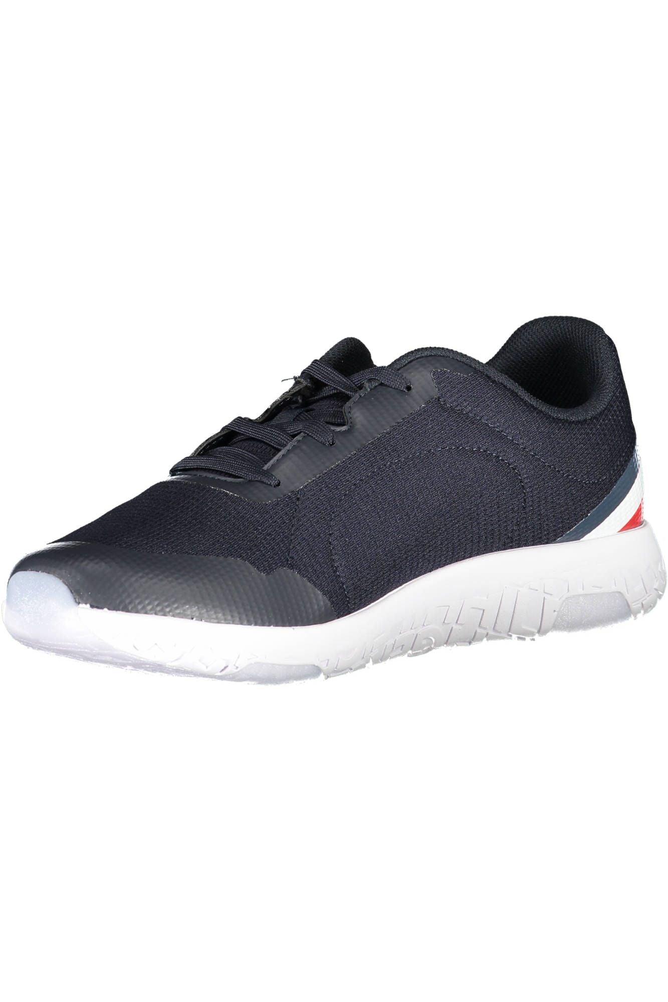 Tommy Hilfiger Blue Polyester Men’s Sneakers - Arichezz.store