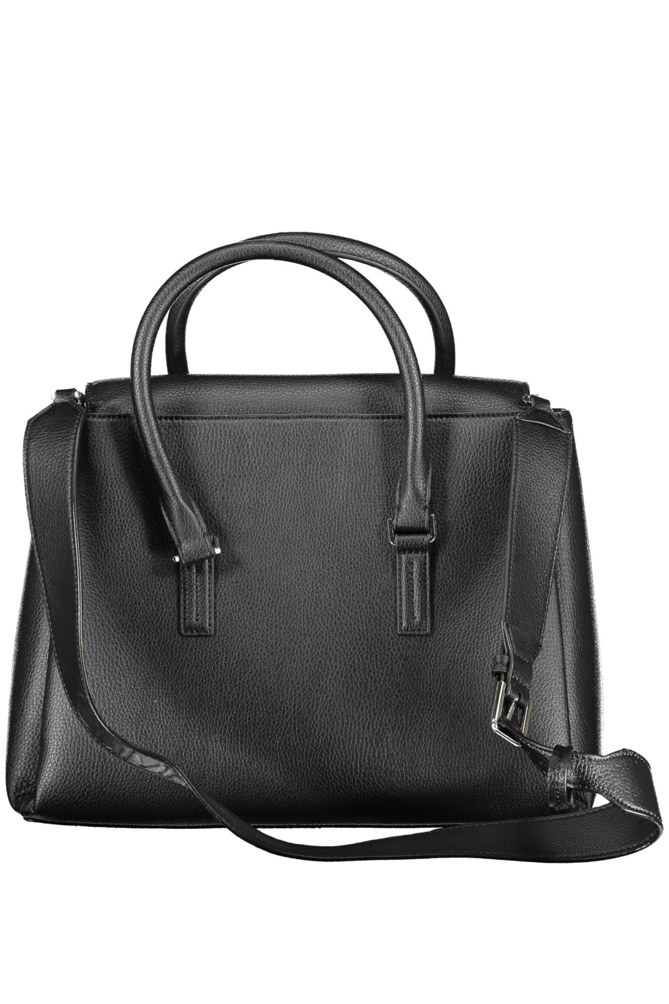 Calvin Klein Black Polyester Women Handbag - Arichezz.store