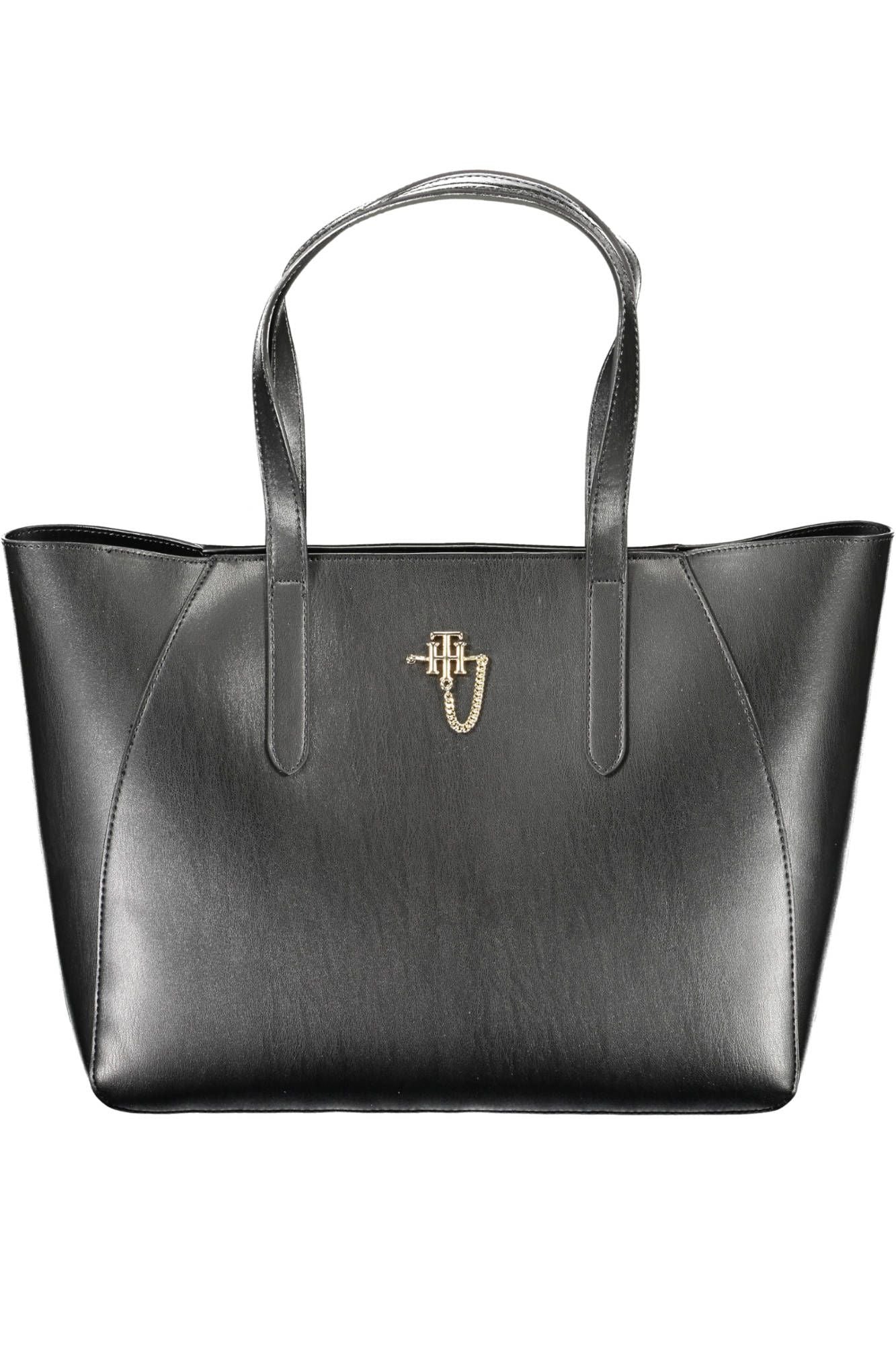 Tommy Hilfiger Black Polyethylene Women Handbag - Arichezz.store