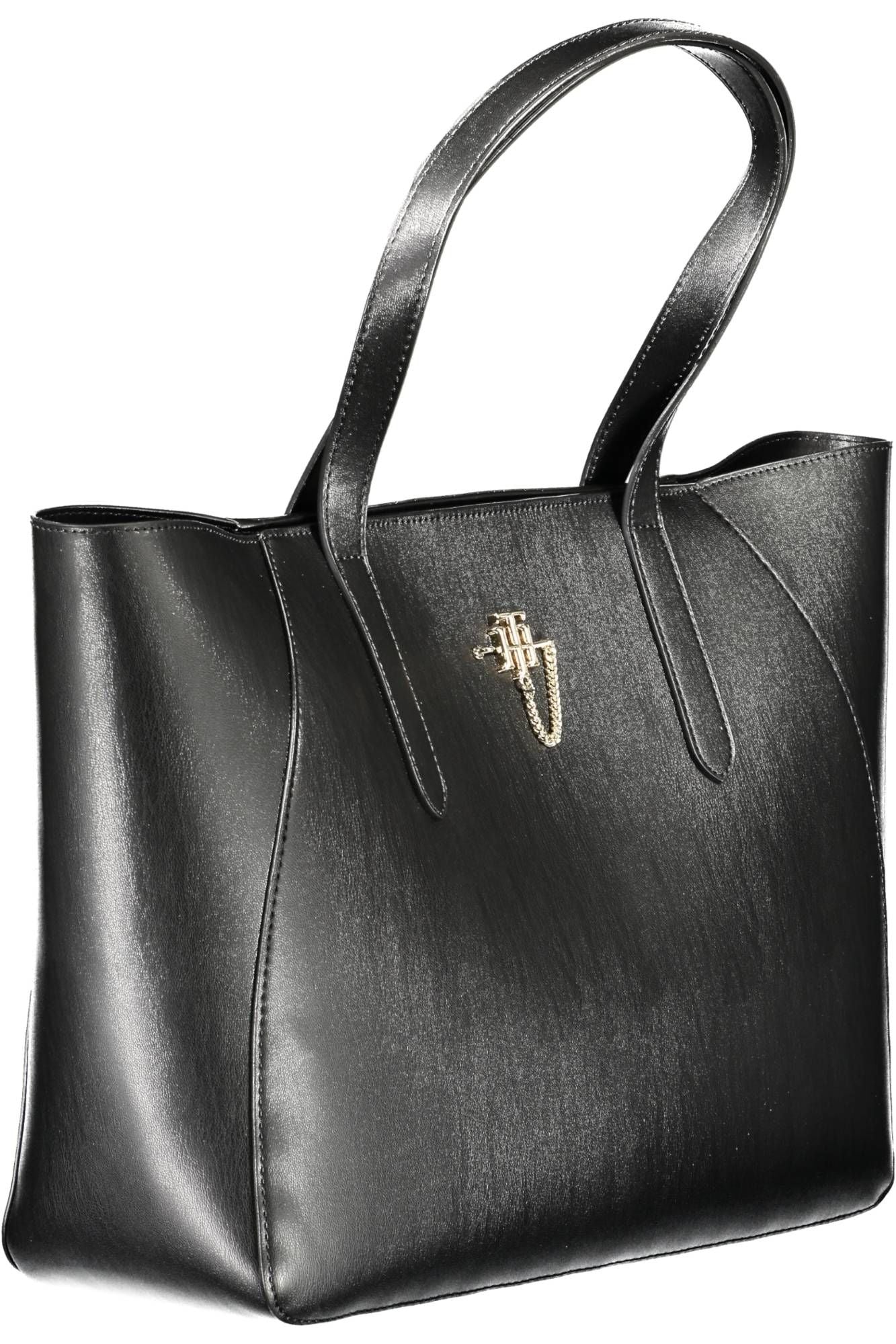 Tommy Hilfiger Black Polyethylene Women Handbag - Arichezz.store