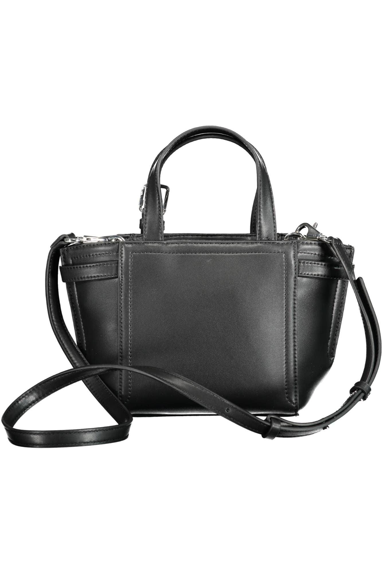 Calvin Klein Black Polyester Women Handbag - Arichezz.store