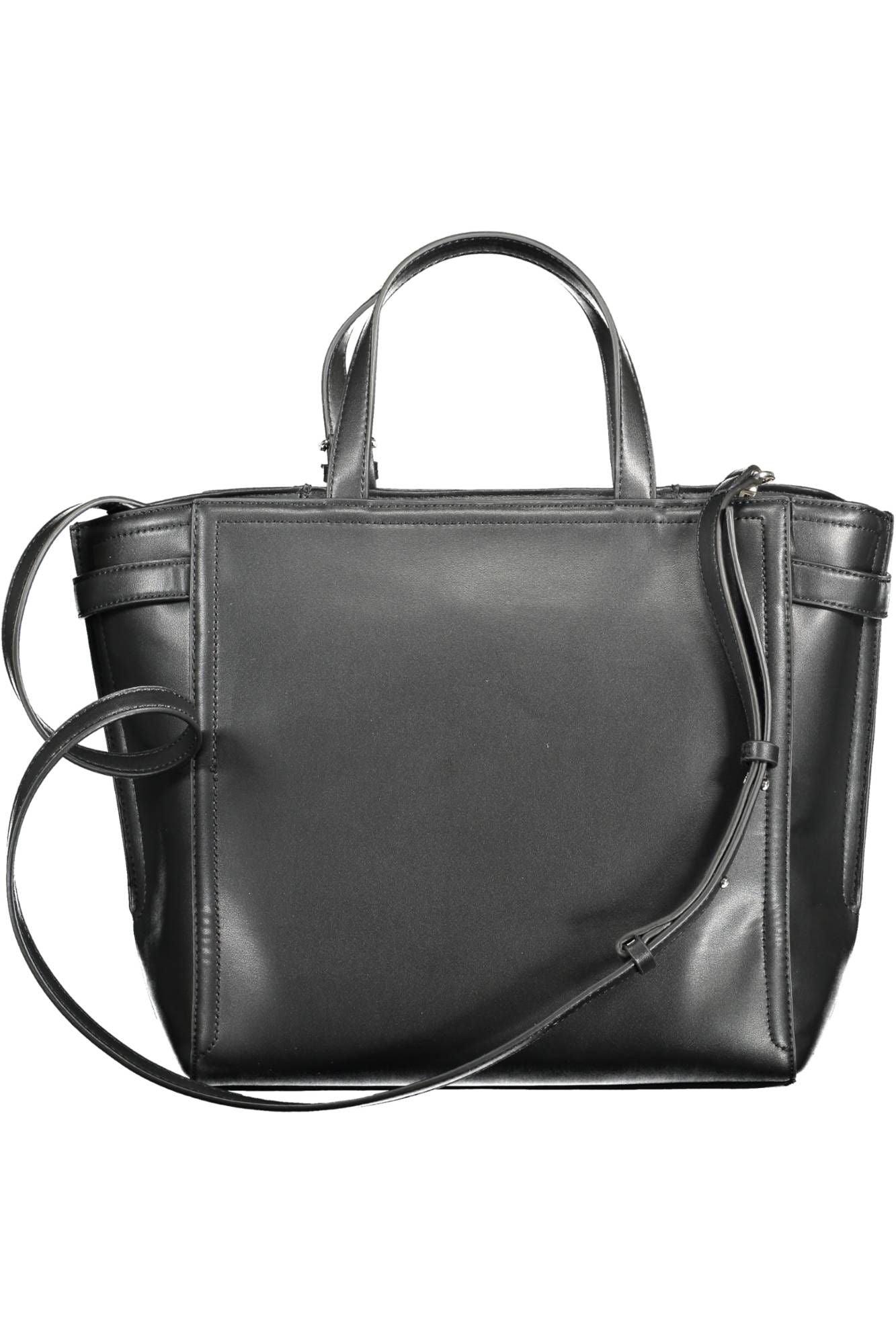 Calvin Klein Black Polyester Women Handbag - Arichezz.store