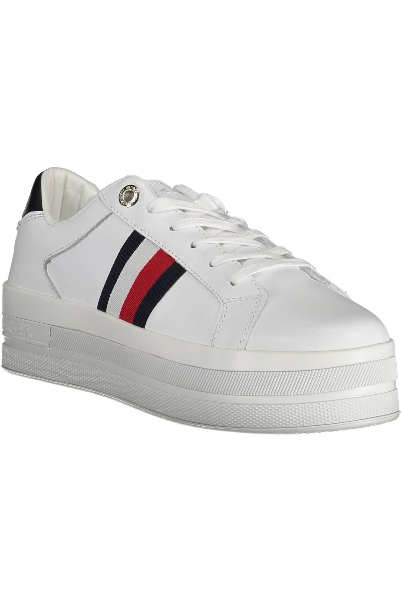 Tommy Hilfiger Eco-Friendly White Women's Sneakers - Arichezz.store