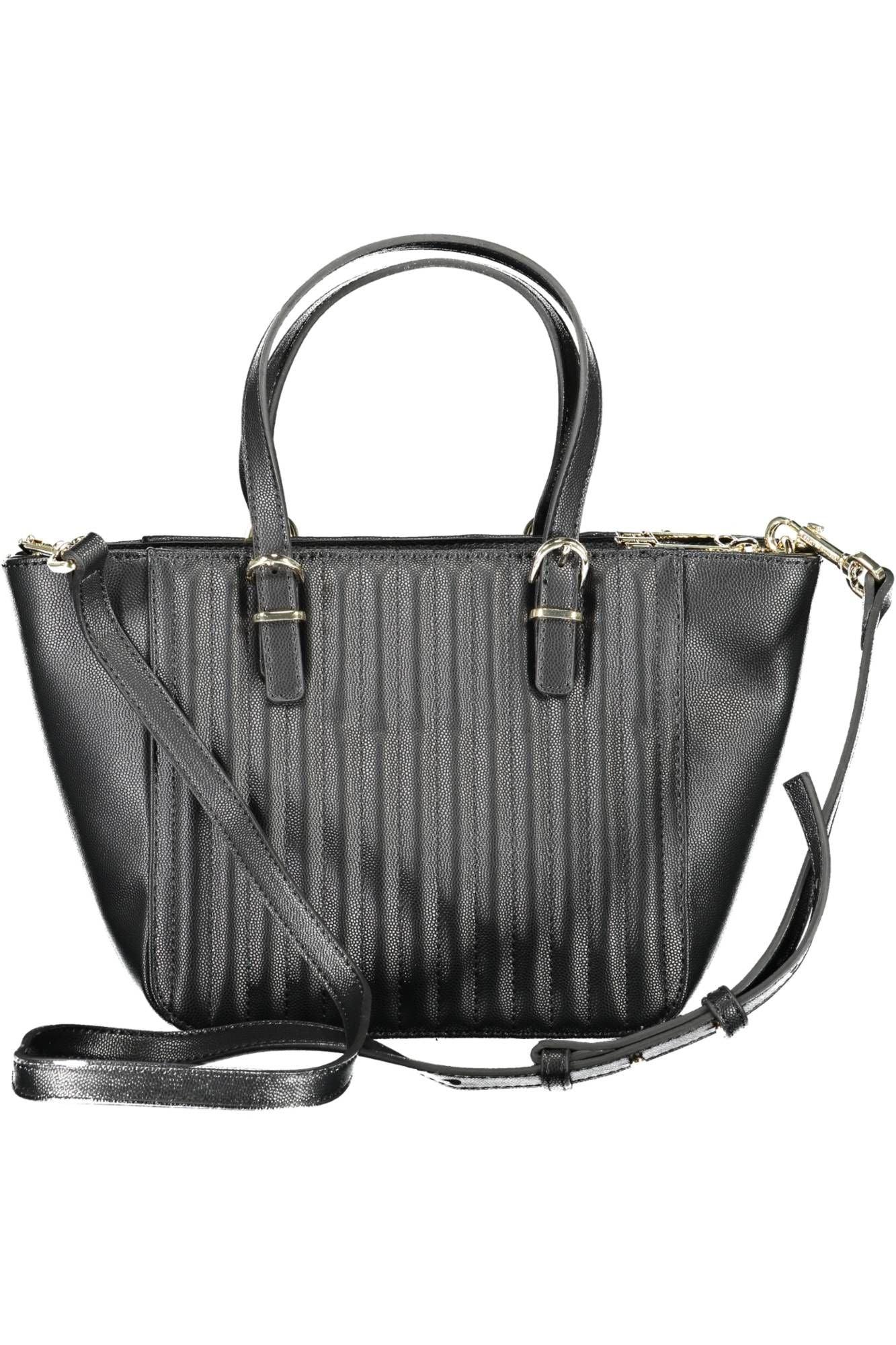 Tommy Hilfiger Black Polyethylene Women Handbag - Arichezz.store