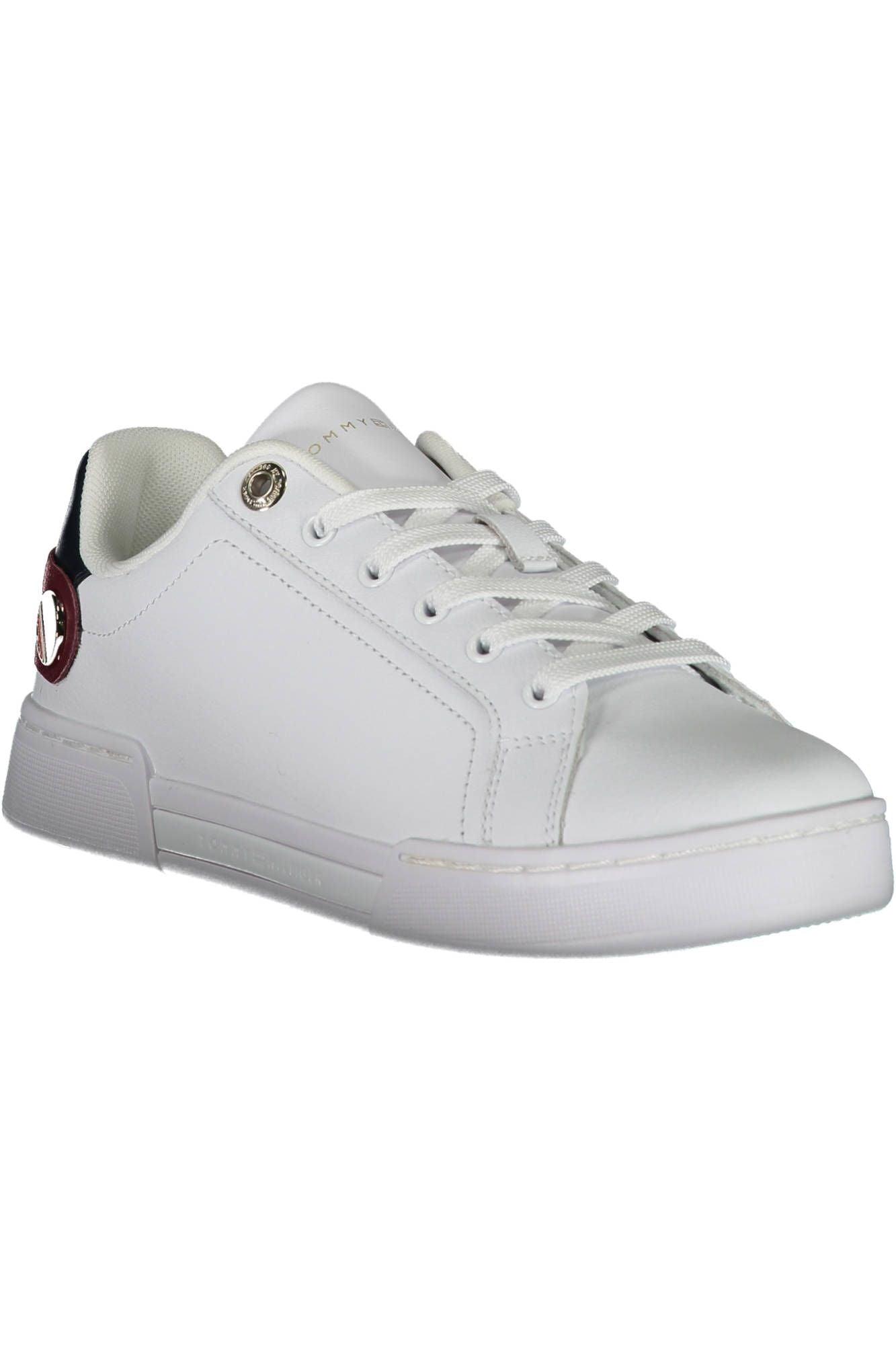 Tommy Hilfiger White Polyethylene Women Sneaker - Arichezz.store