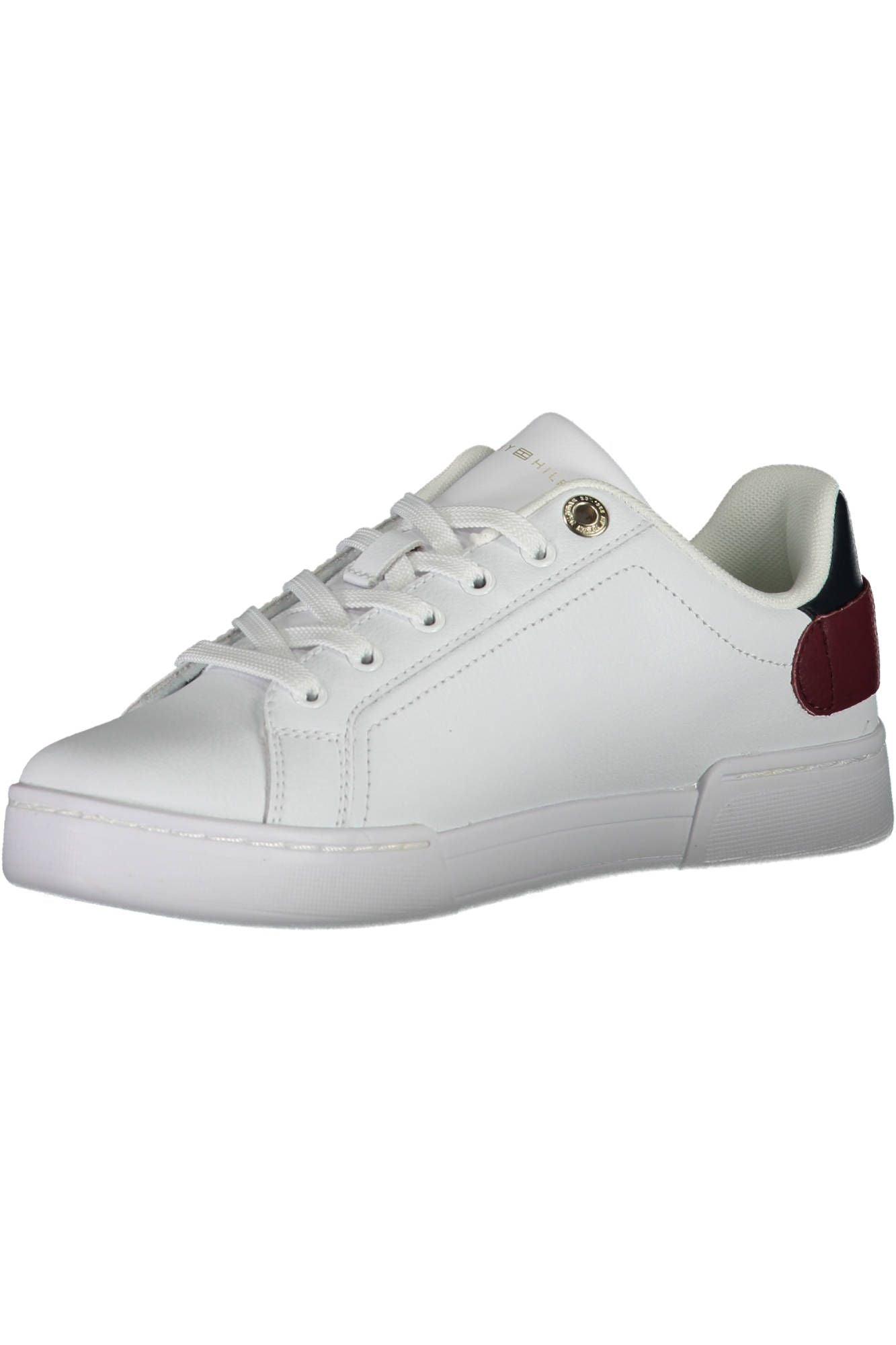 Tommy Hilfiger White Polyethylene Women Sneaker - Arichezz.store