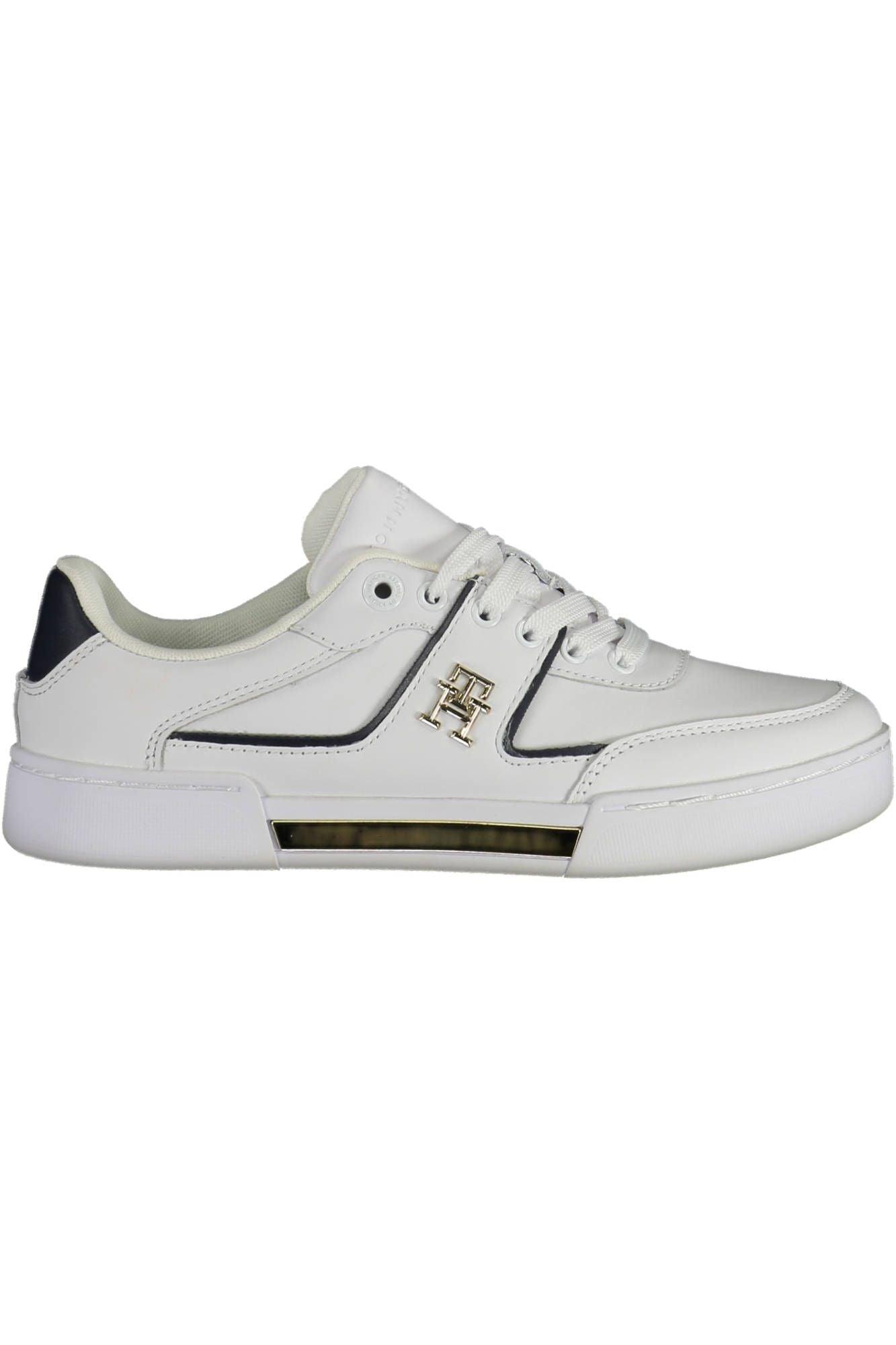 Tommy Hilfiger Women's White Leather Sneakers - Arichezz.store