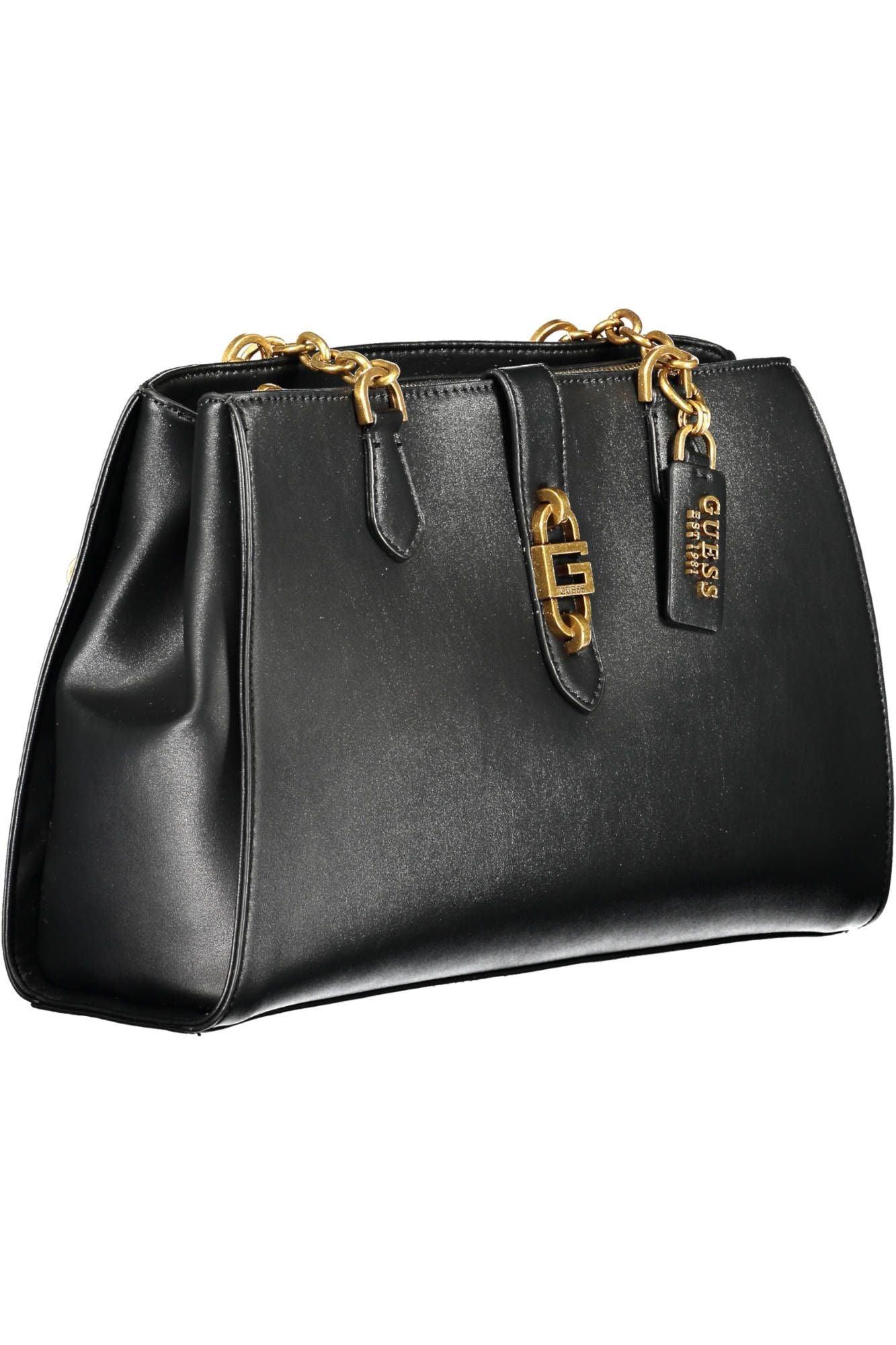 Guess Jeans Black Polyethylene Women Handbag - Arichezz.store