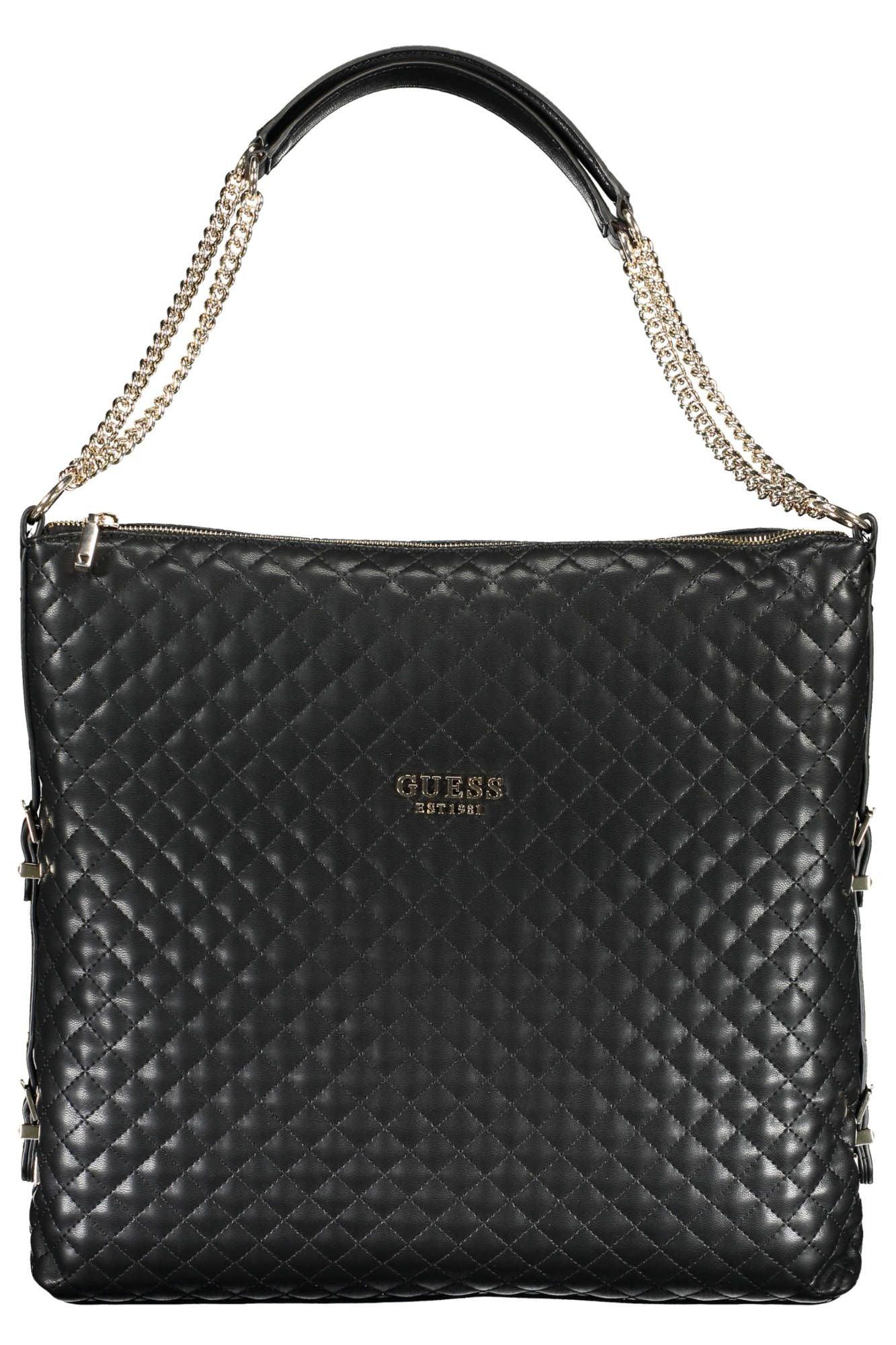 Guess Jeans Black Polyethylene Women Handbag - Arichezz.store