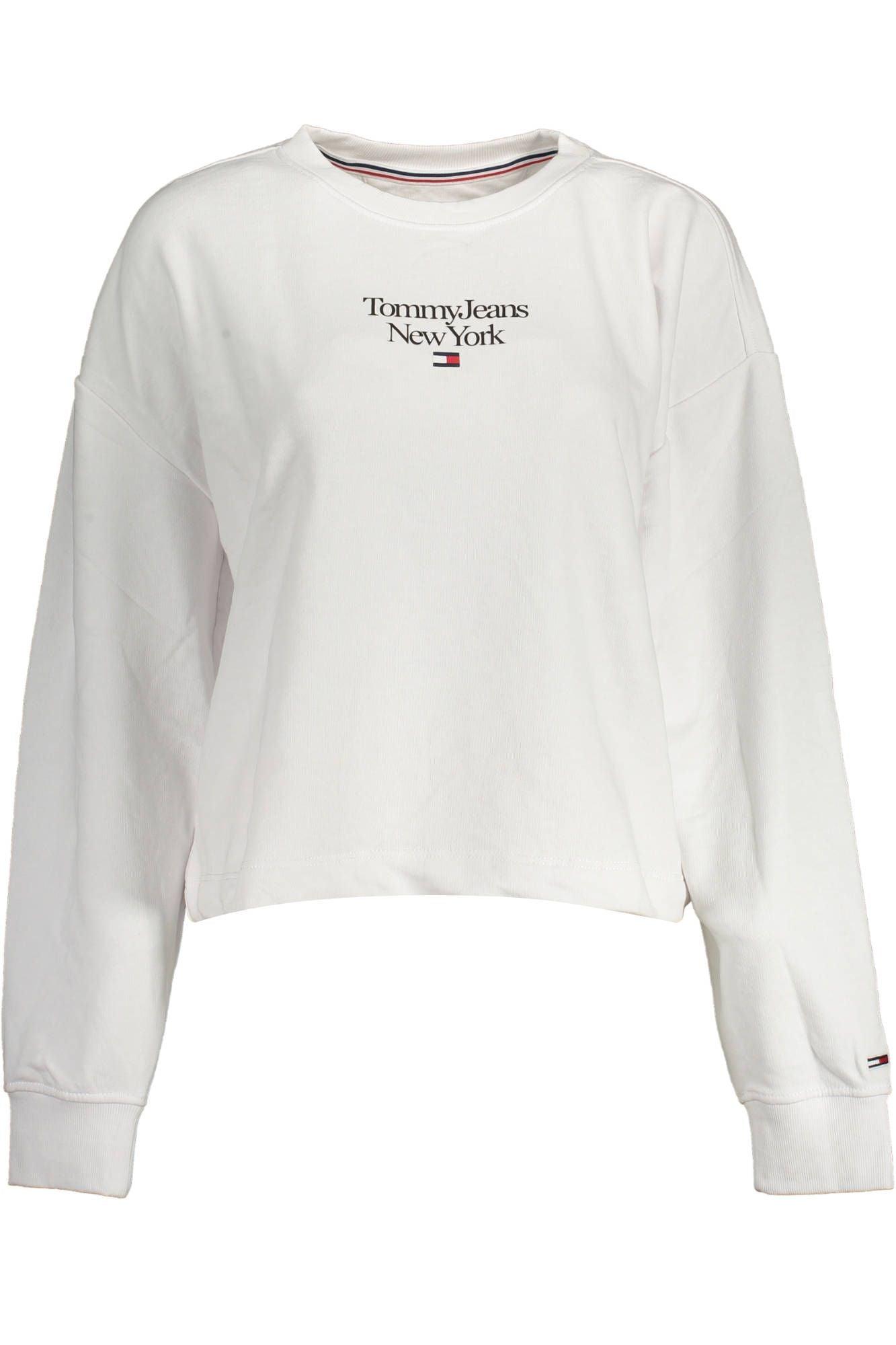 Tommy Hilfiger White Cotton Women Sweater - Arichezz.store