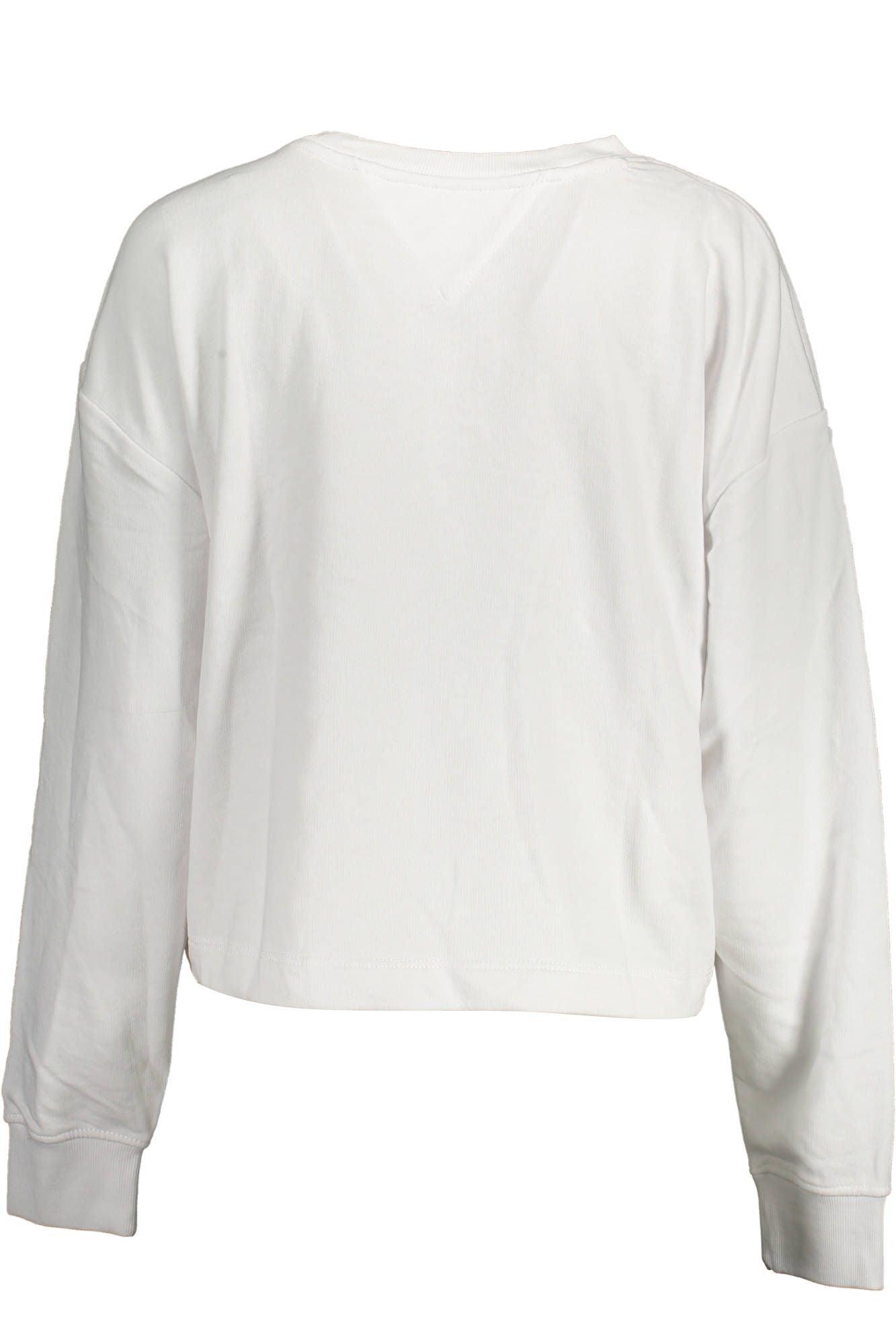 Tommy Hilfiger White Cotton Women Sweater - Arichezz.store