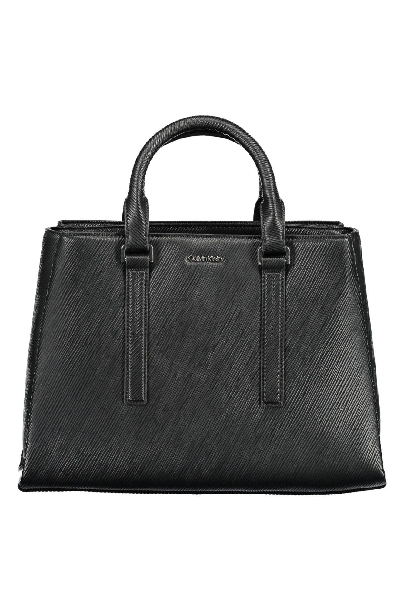 Calvin Klein Black Polyester Women Handbag - Arichezz.store