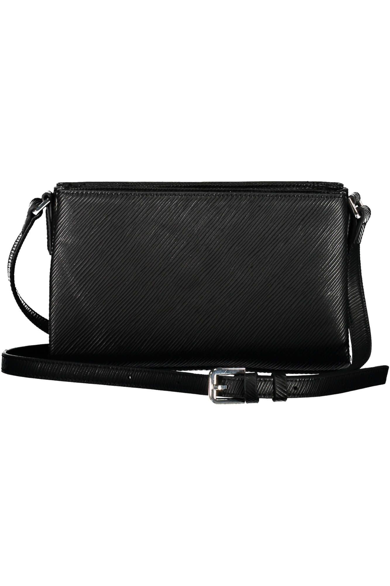 Calvin Klein Black Polyester Women Handbag - Arichezz.store