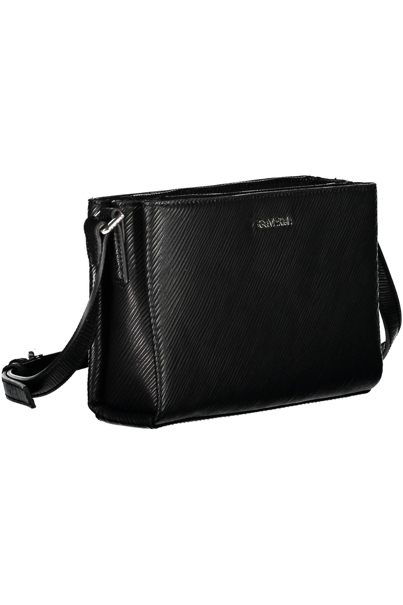 Calvin Klein Black Polyester Women Handbag - Arichezz.store