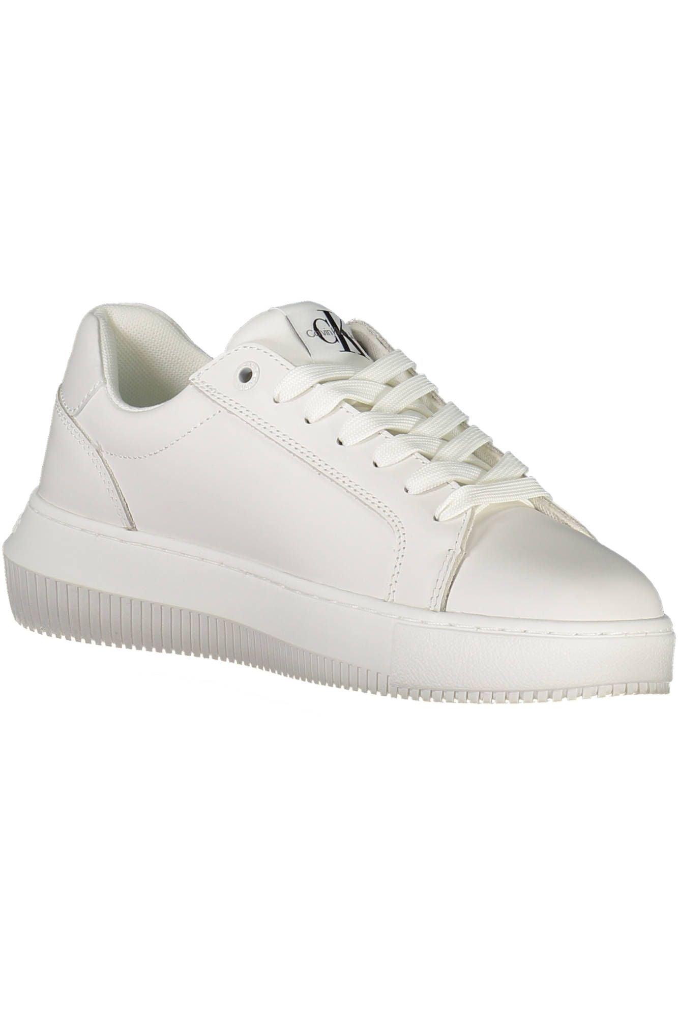 Calvin Klein White Leather Womens Sneaker - Arichezz.store