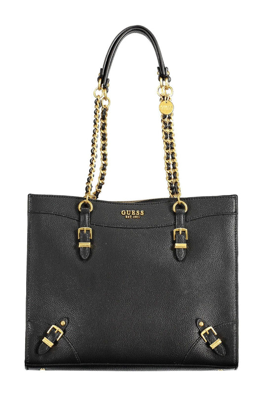 Guess Jeans Black Polyethylene Women Handbag - Arichezz.store