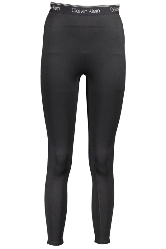 Calvin Klein Black Polyester Women Legging - Arichezz.store