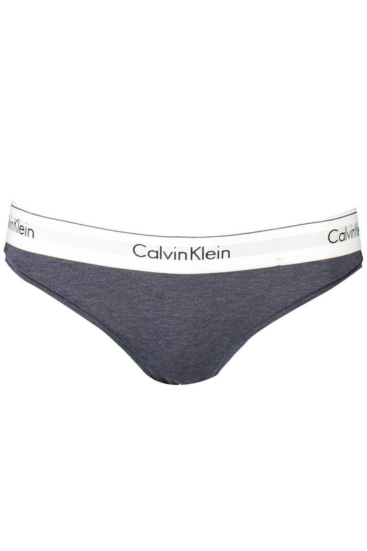 Calvin Klein Blue Cotton Women Brief - Arichezz.store