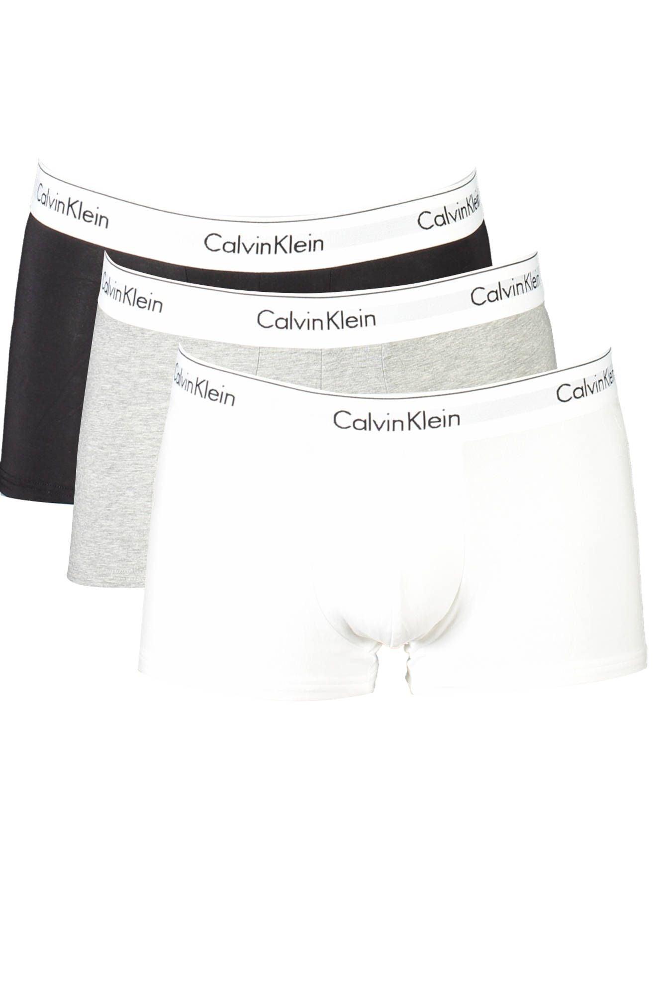 Calvin Klein Gray Cotton Men Trunk - Arichezz.store