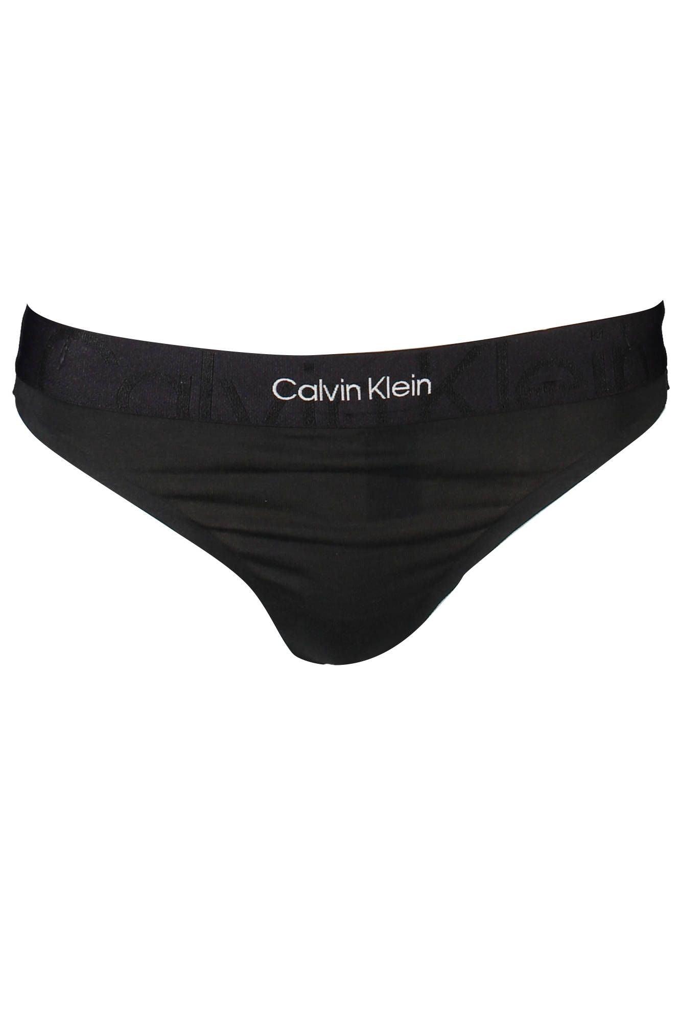 Calvin Klein Women's Black Cotton Thong - Arichezz.store