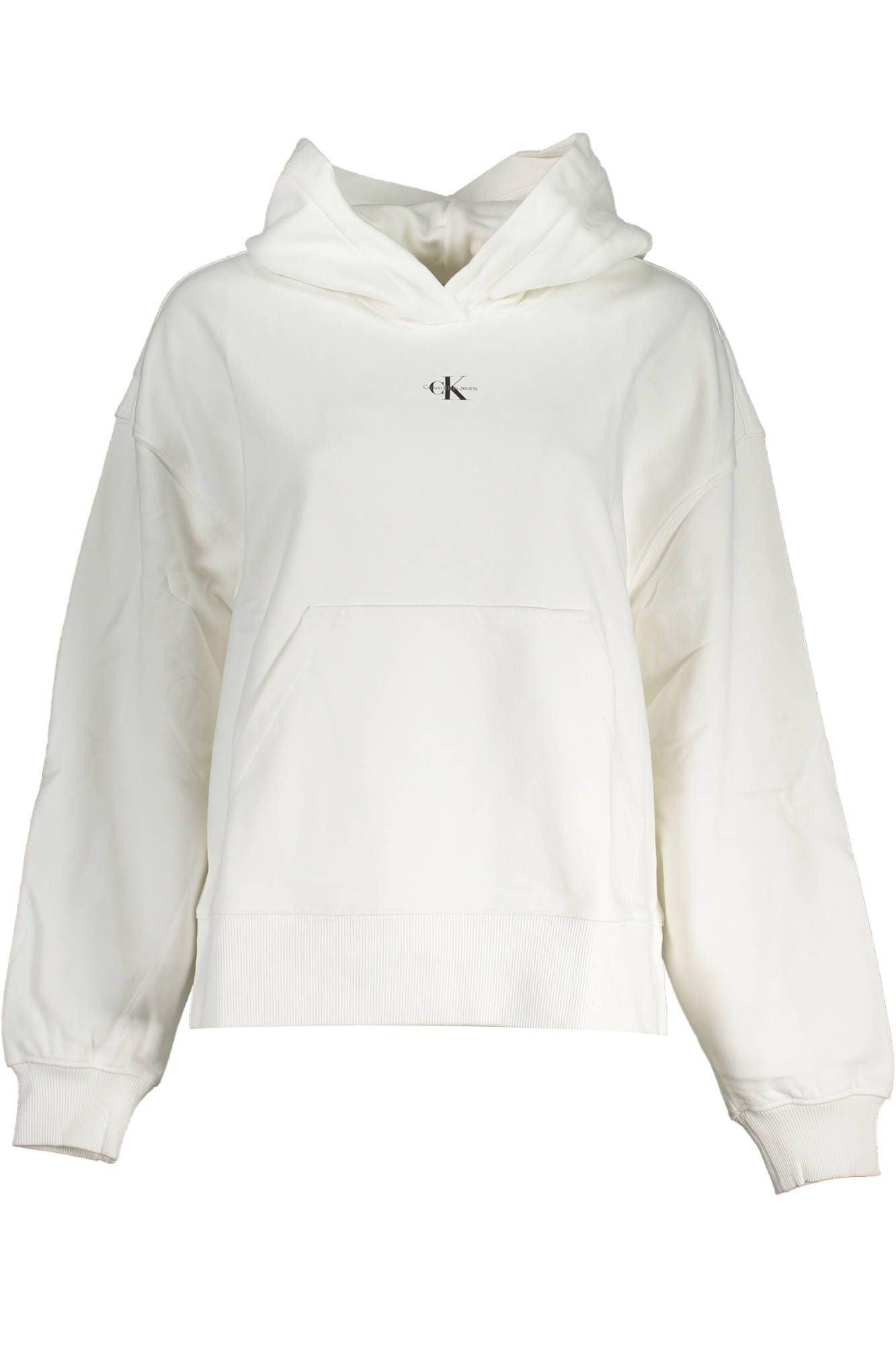 Calvin Klein White Cotton Women Sweater - Arichezz.store