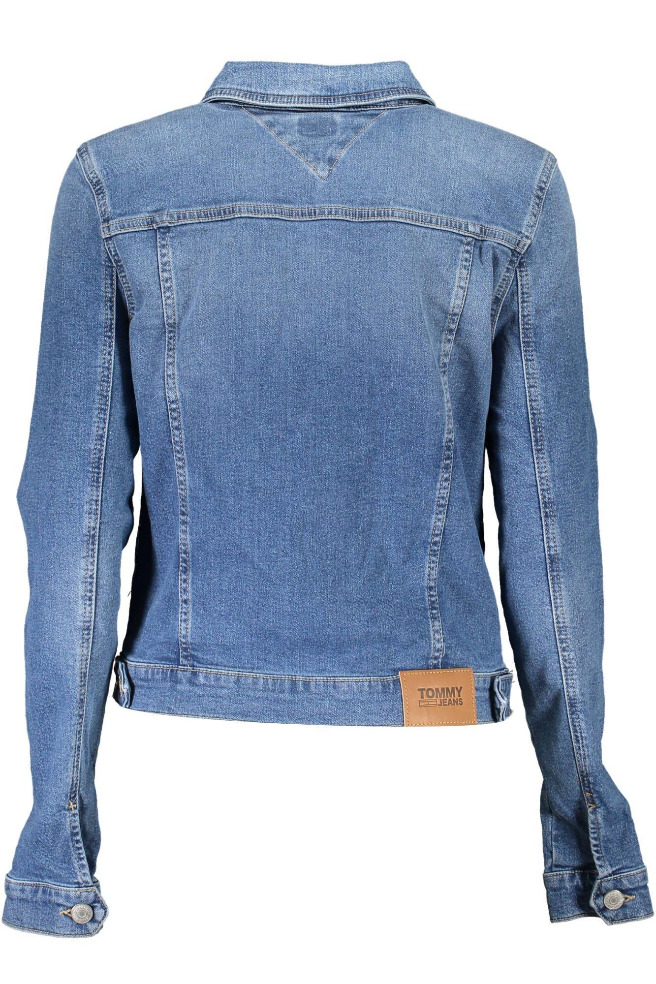 Tommy Hilfiger Women's Blue Cotton Denim Jacket - Arichezz.store