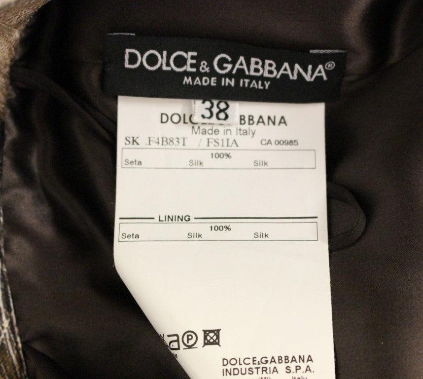 Dolce & Gabbana Elegant Floral Silk Full Skirt - Arichezz.store