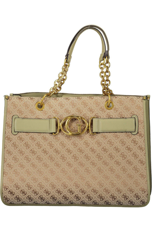 Guess Jeans Green Polyester Women Handbag - Arichezz.store