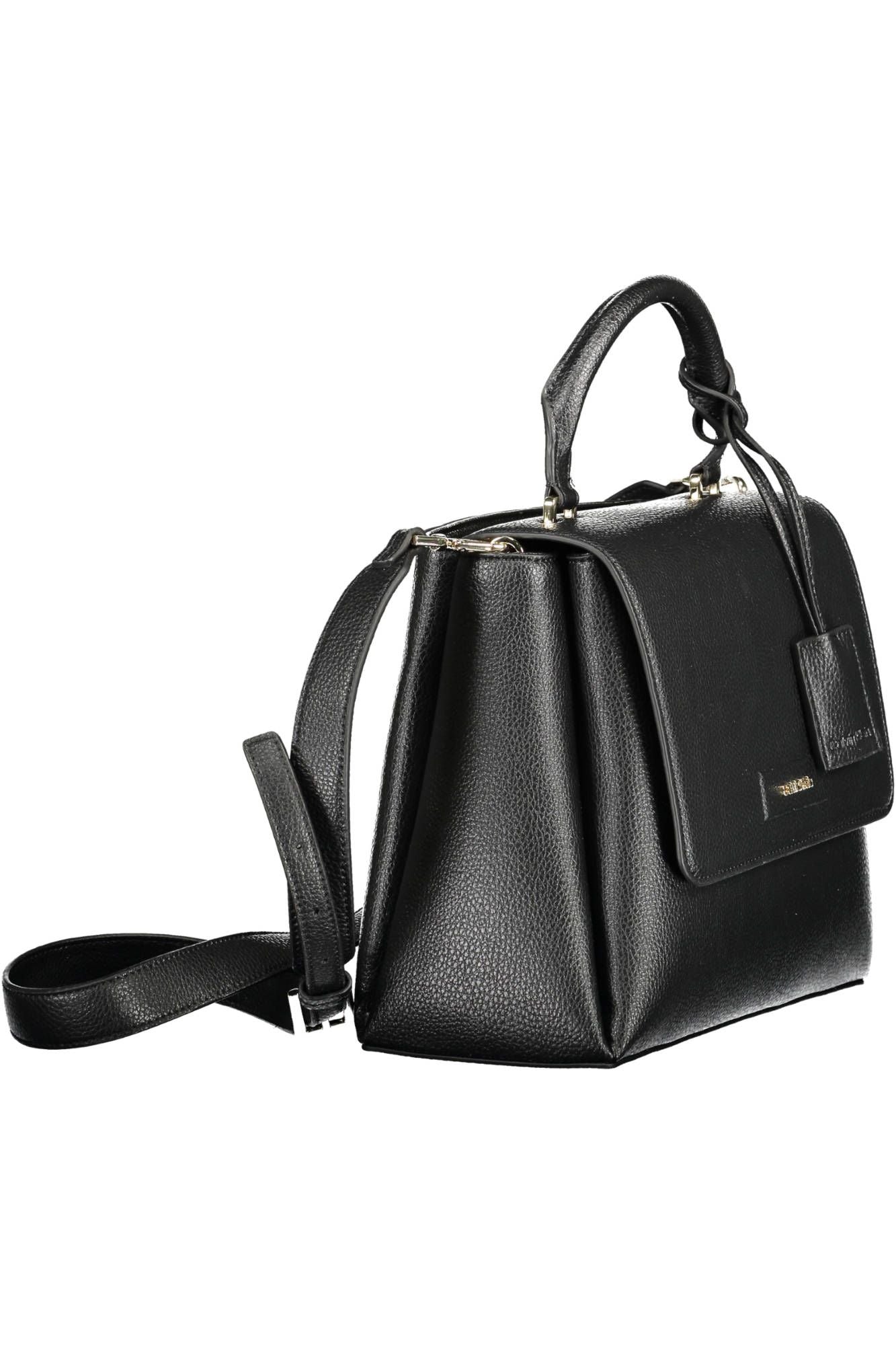 Calvin Klein Black Polyester Women Handbag - Arichezz.store