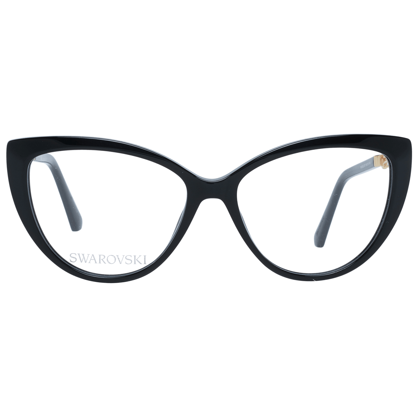 Swarovski Elegant Black Cat Eye Designer Eyeglasses