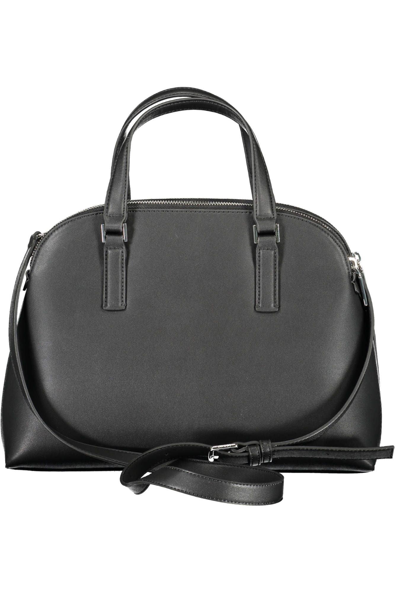 Calvin Klein Black Polyester Women Handbag - Arichezz.store