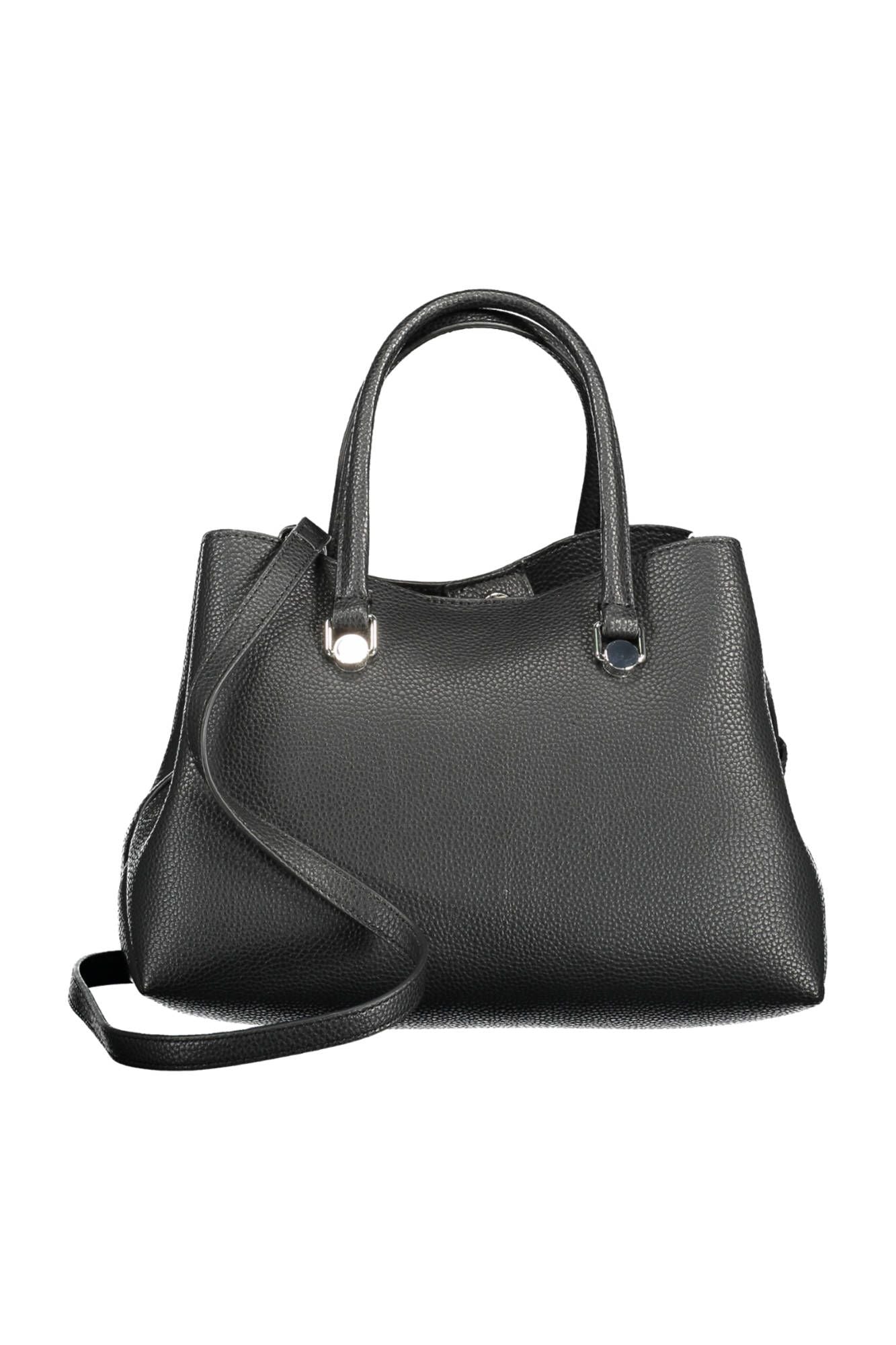 Tommy Hilfiger Black Polyester Women Handbag - Arichezz.store