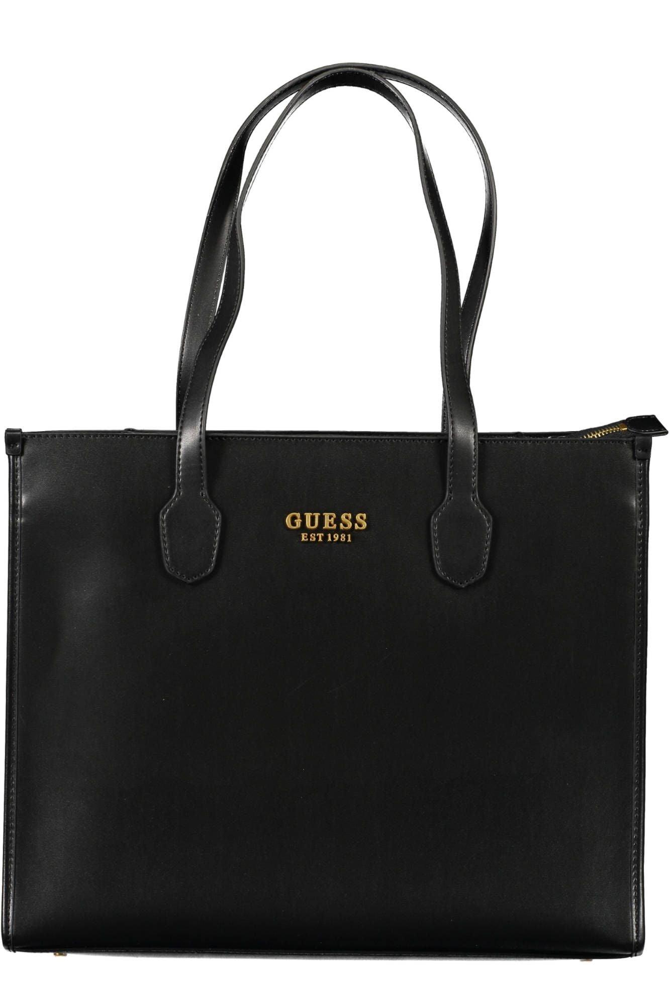 Guess Jeans Black Polyethylene Women Handbag - Arichezz.store