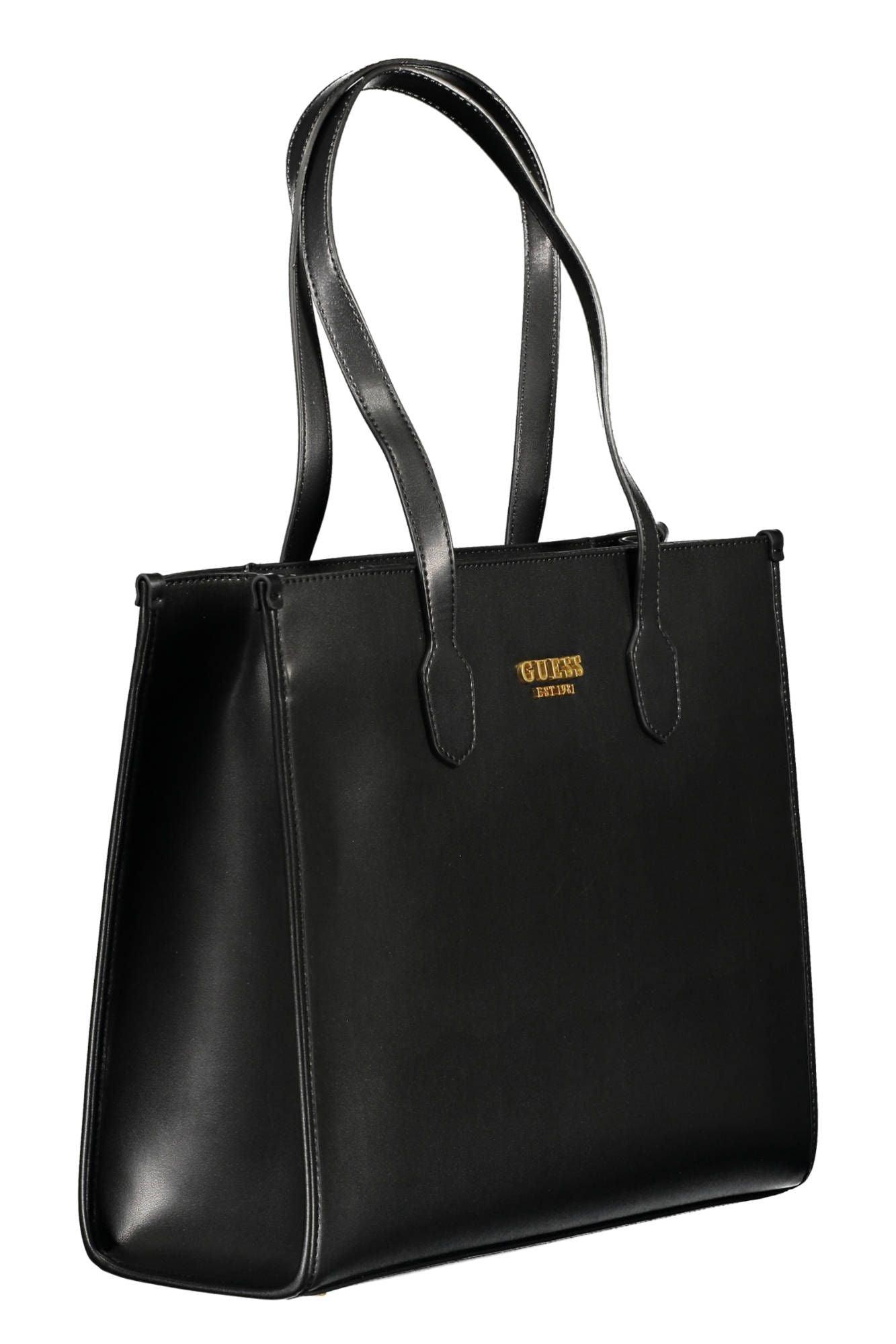 Guess Jeans Black Polyethylene Women Handbag - Arichezz.store