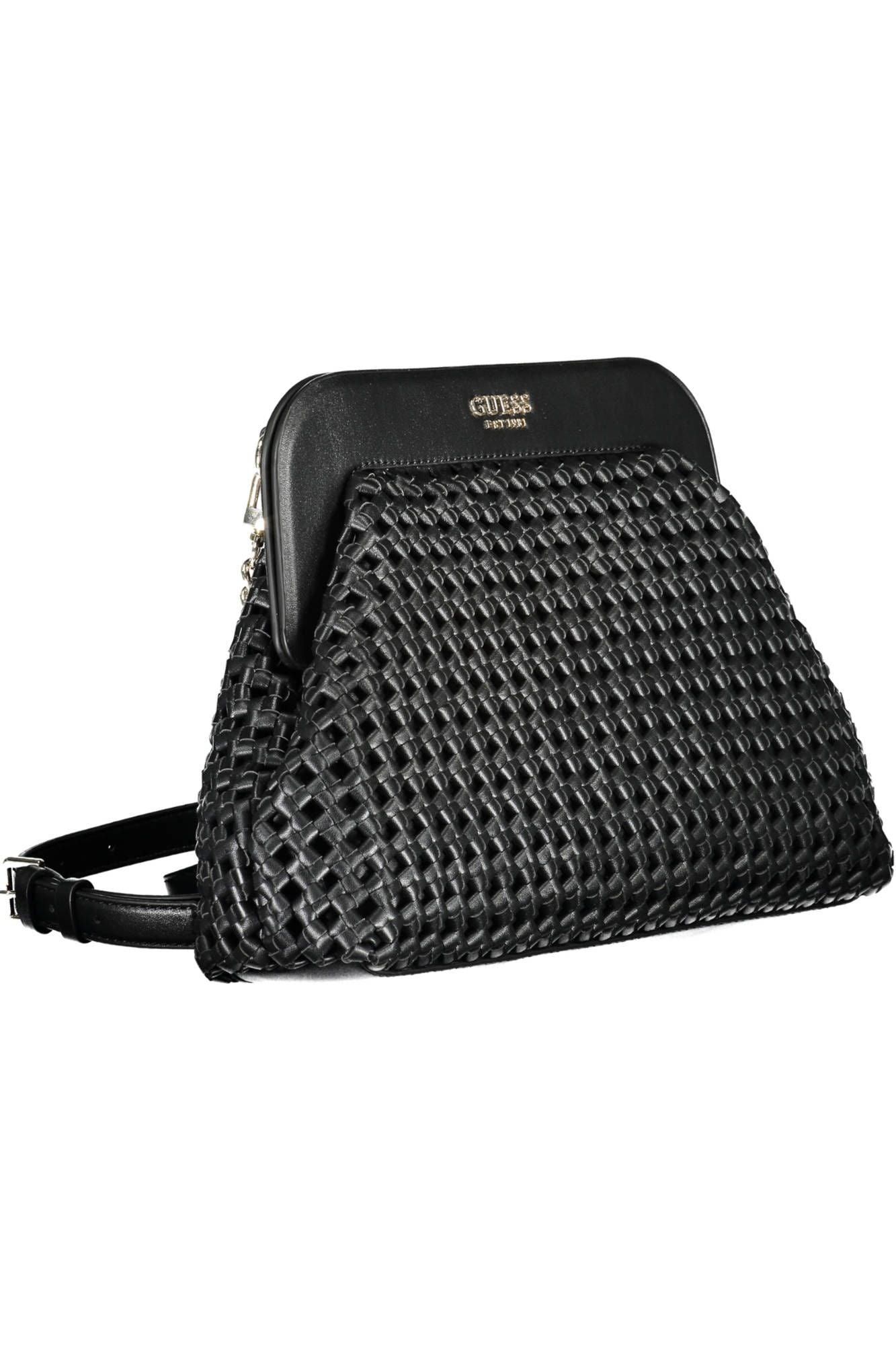 Guess Jeans Black Polyethylene Women Handbag - Arichezz.store