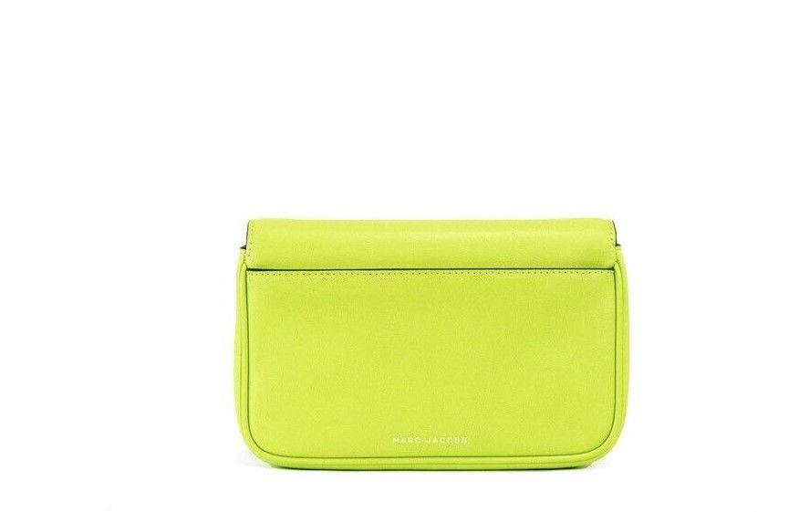 Marc Jacobs The J Marc Green Glow Smooth Leather Shoulder Crossbody Handbag - Arichezz.store