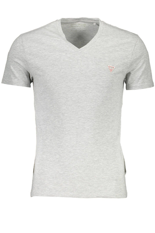 Guess Jeans Gray Cotton Men T-Shirt - Arichezz.store