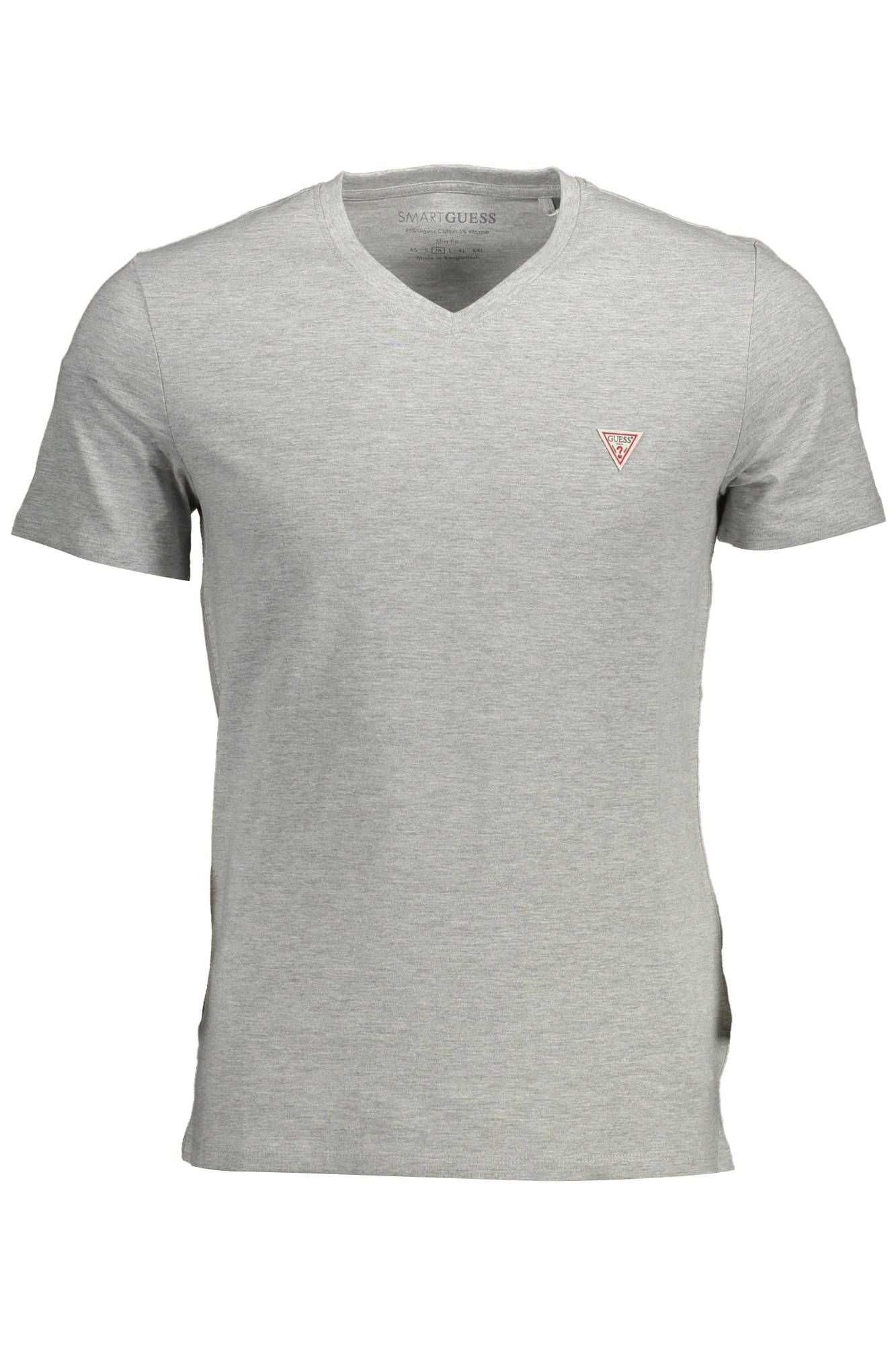 Guess Jeans Gray Cotton Men TShirt - Arichezz.store