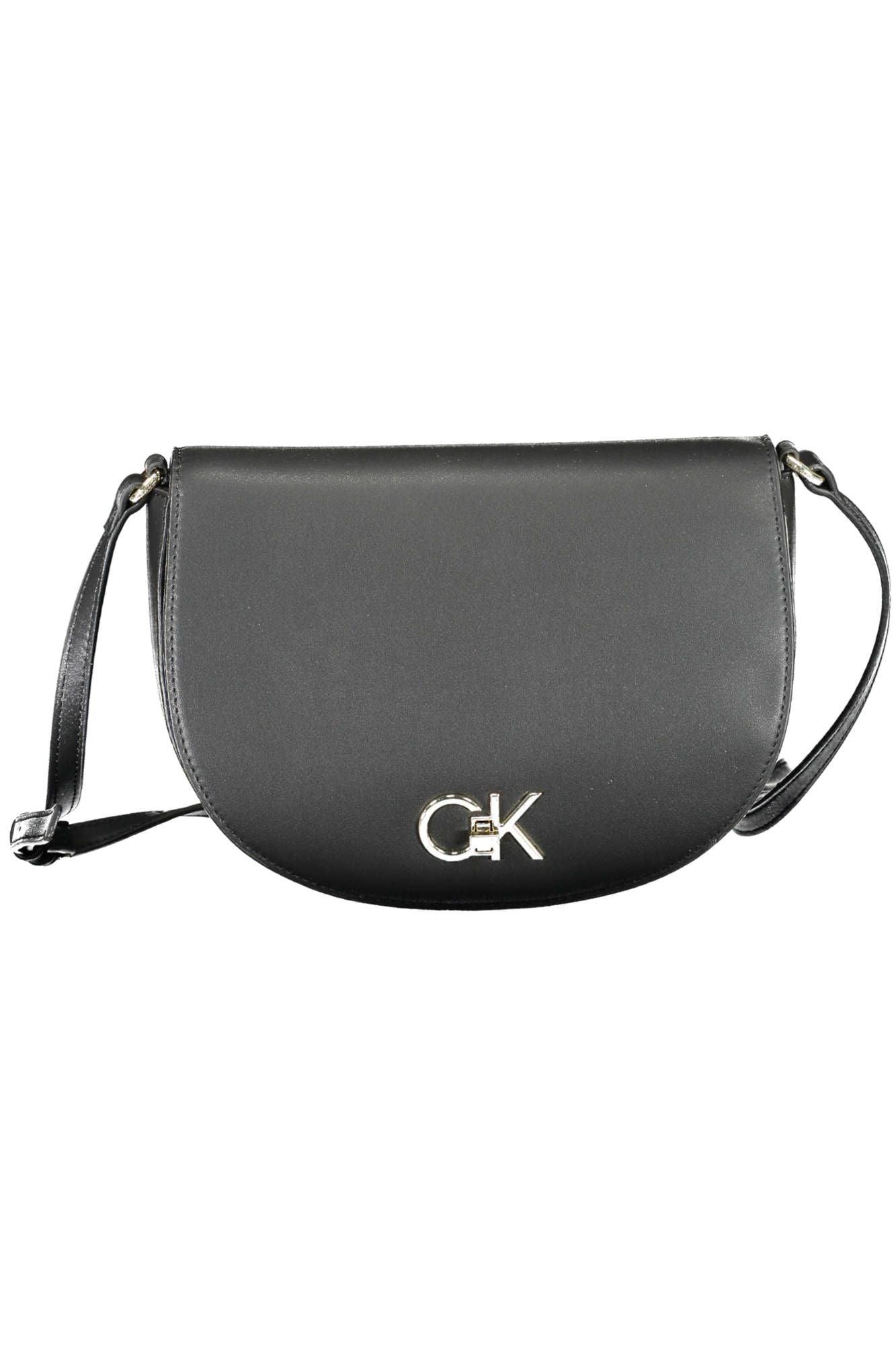 Calvin Klein Black Polyester Womens Handbag - Arichezz.store