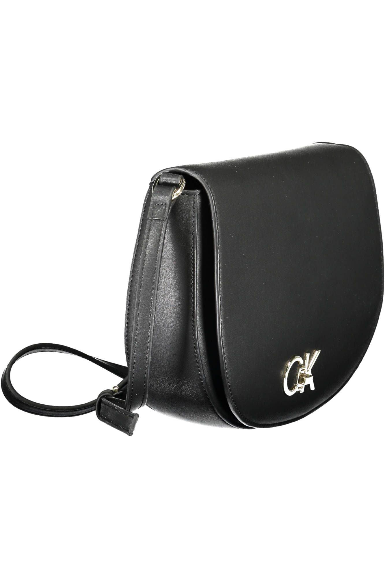 Calvin Klein Black Polyester Womens Handbag - Arichezz.store